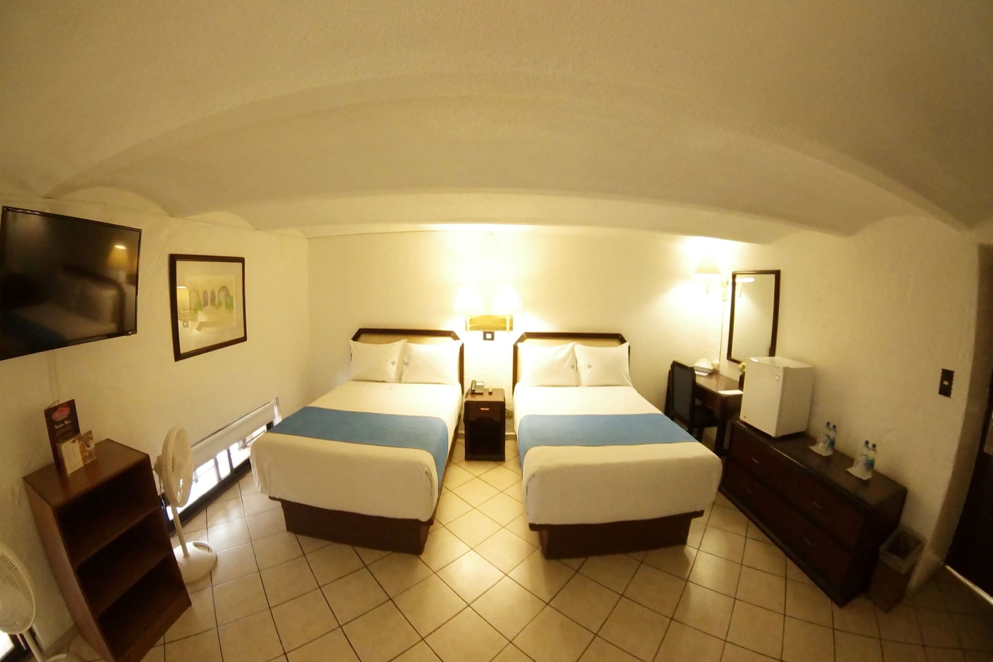 Family, 1 Single and 2 Double Beds