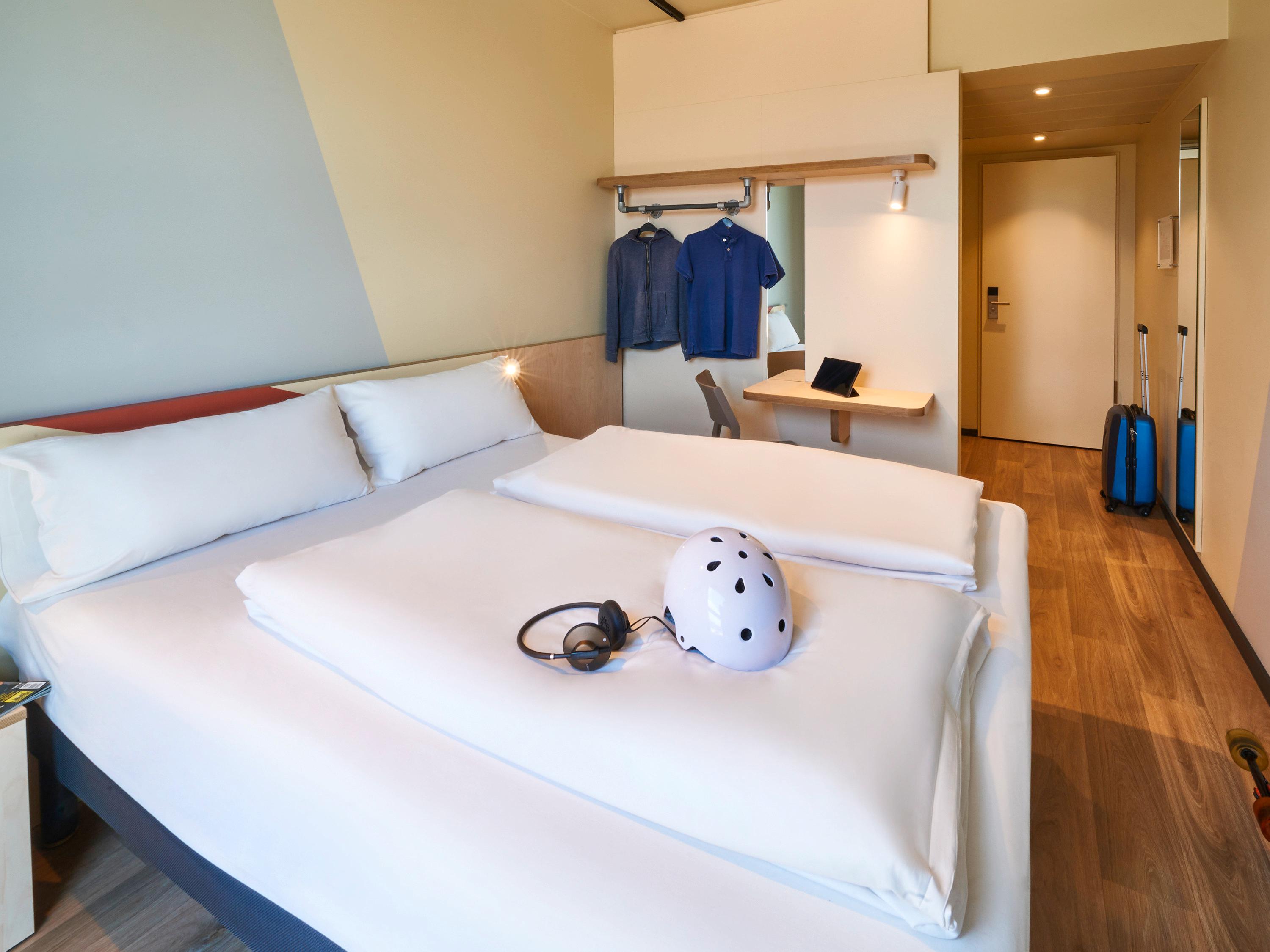 غرفة بسرير مزدوج لذوي الإعاقة، Ibis Budget Singen 5/9