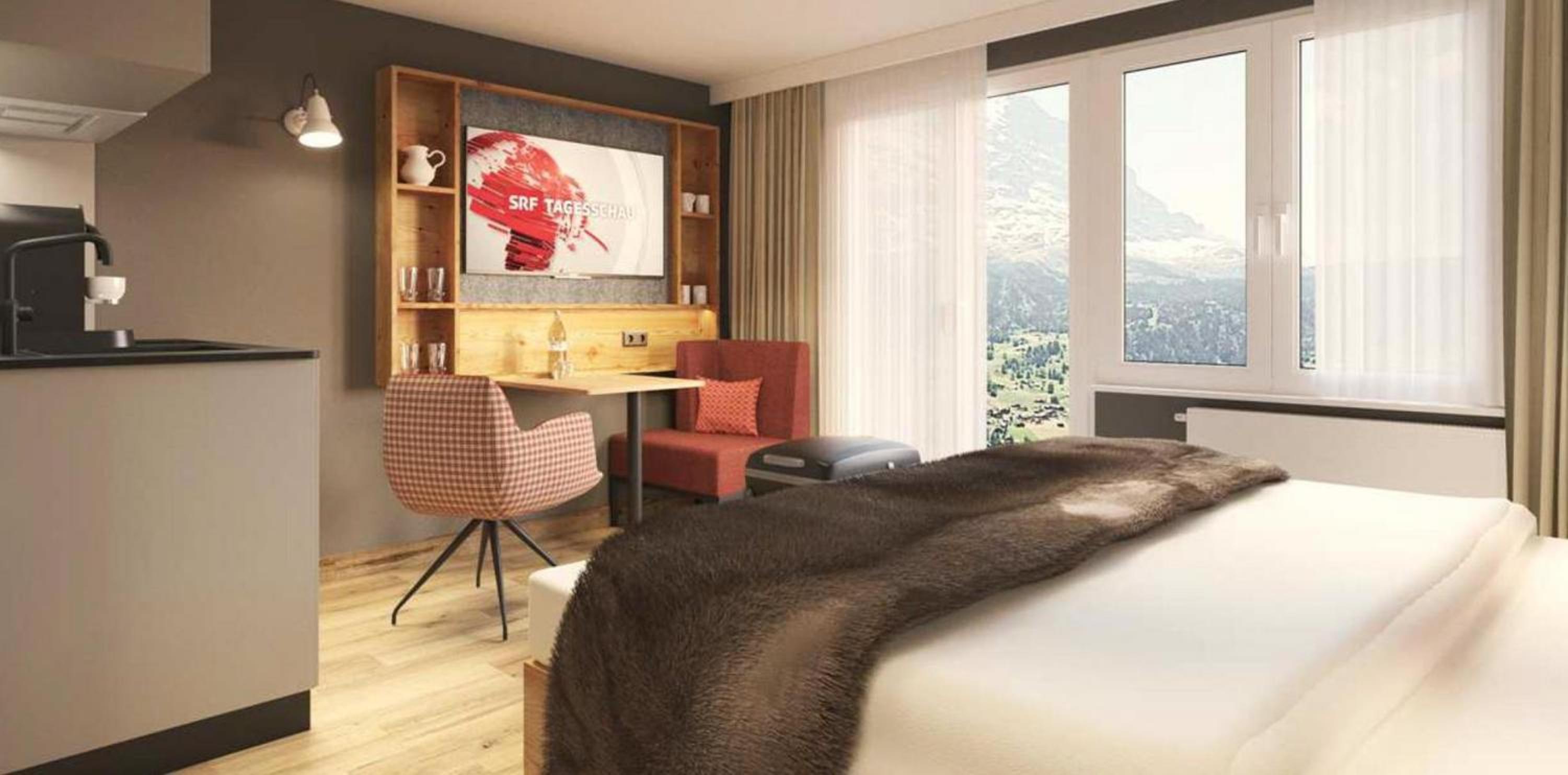 Studio, 2 Double Beds