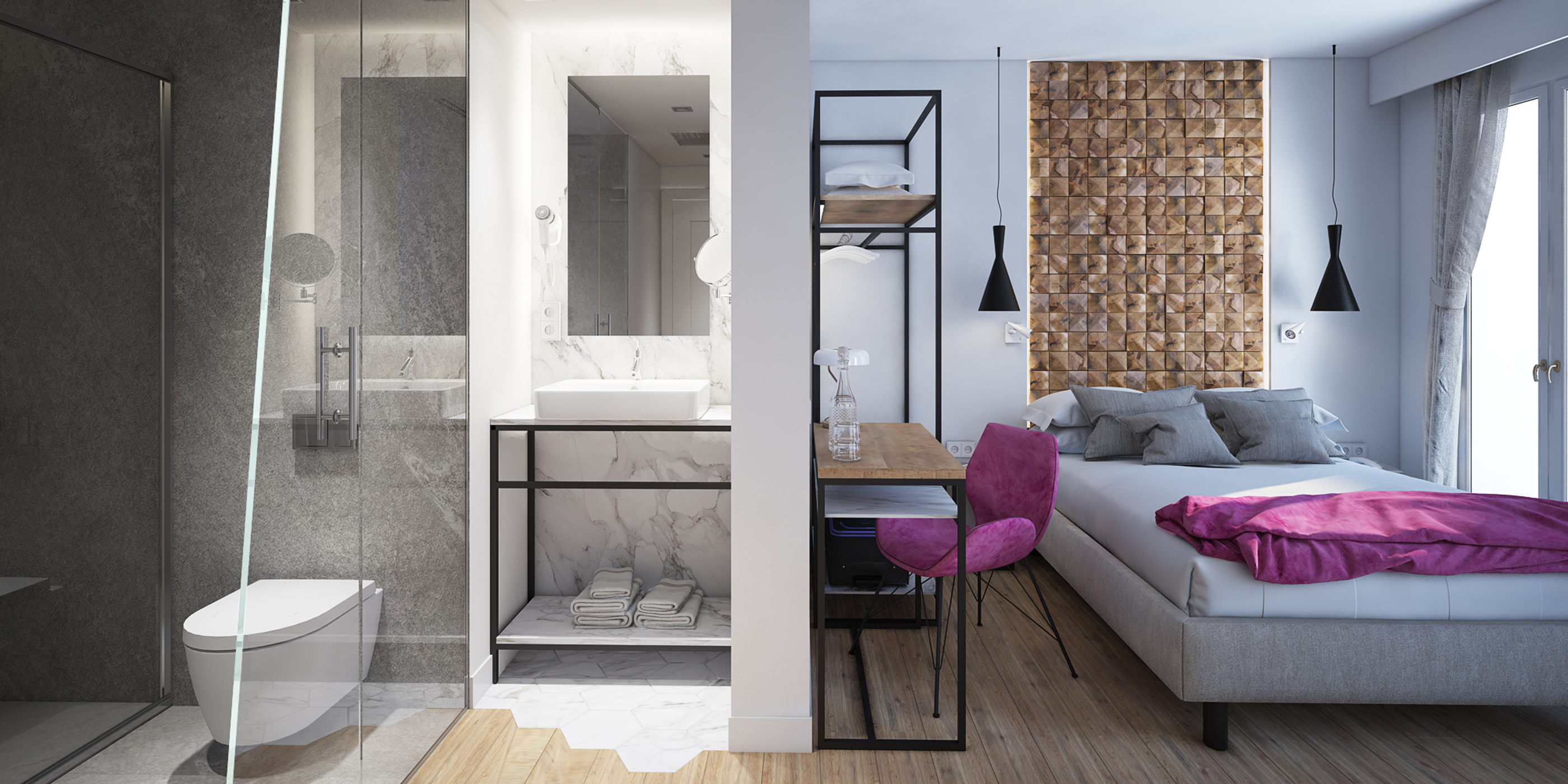 غرفة ثلاثية، HOTEL BEAUSEJOUR 2/2