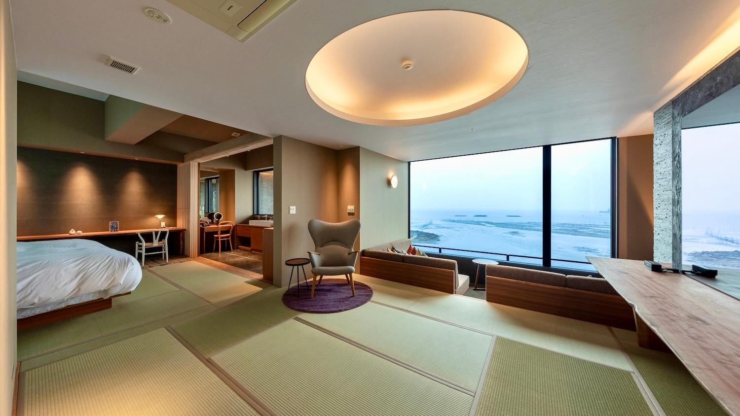 Japanese Western, Beach, New, Luxury, Suite, Ocean View