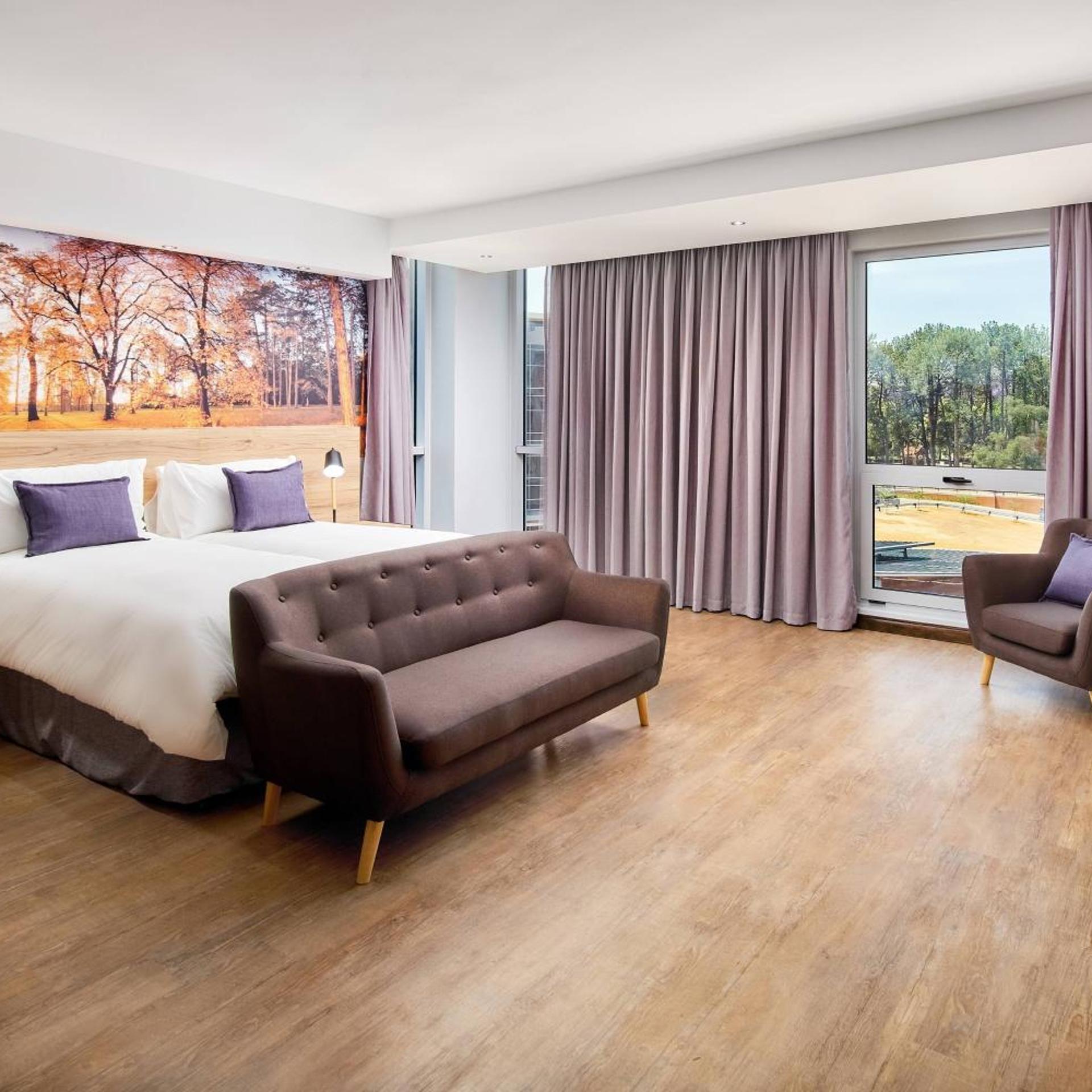 Guest Room, King Bed, Piazza View, Large