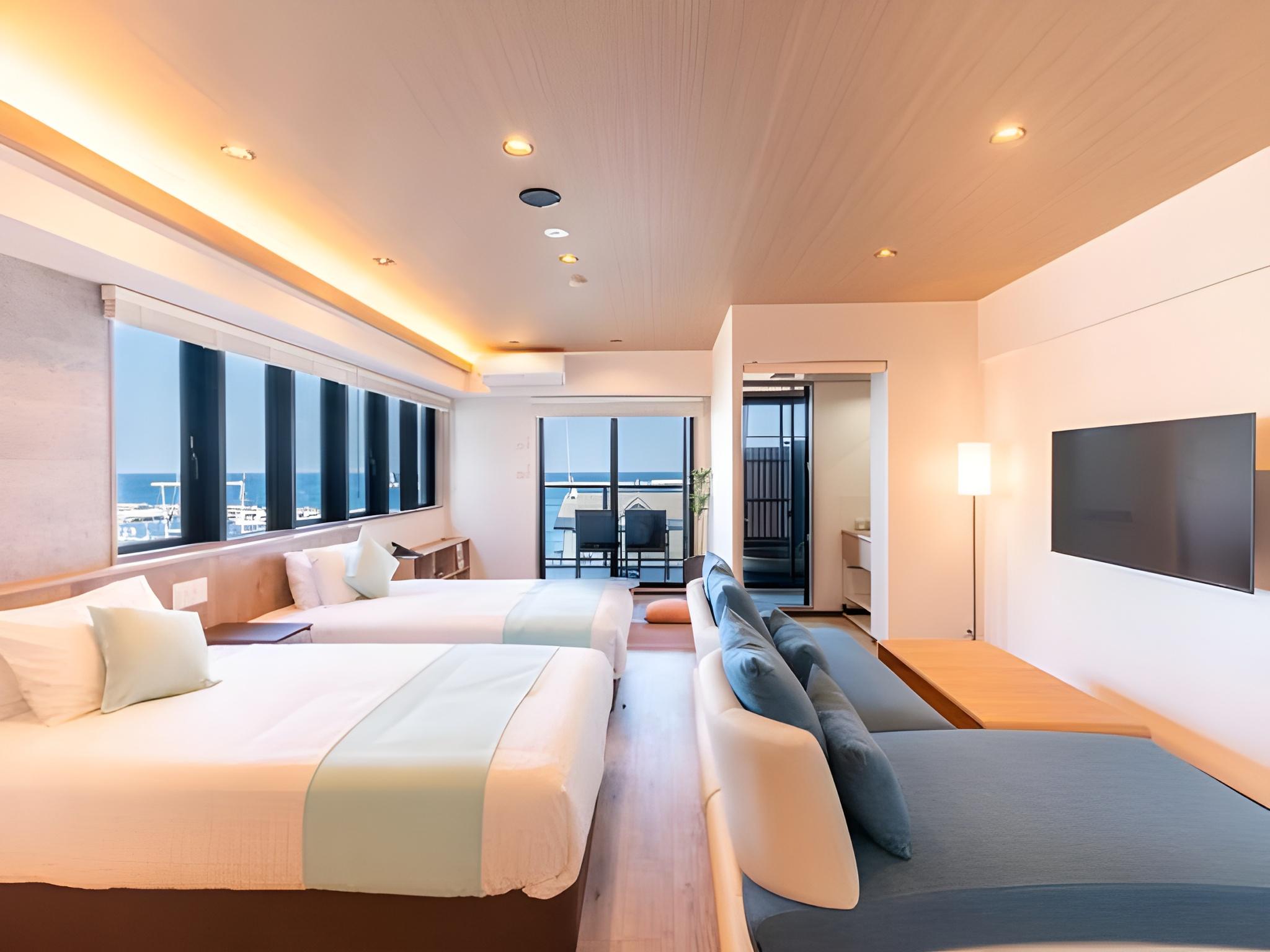 Japanese Western, Junior Suite, Ocean View, Outdoor Bath