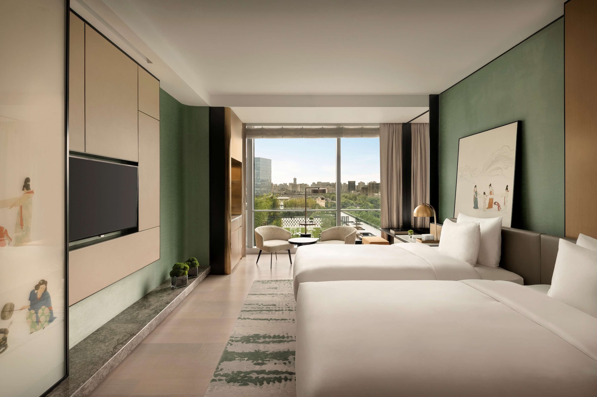 Deluxe, Executive, Twin Beds, River View