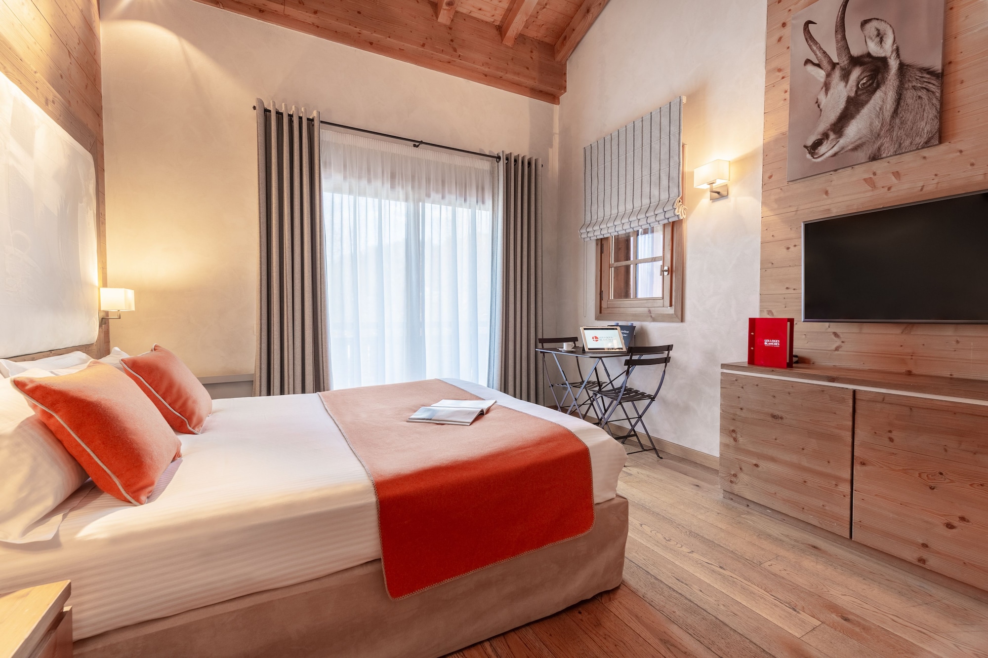 Room at Les Loges Blanches, MEGEVE