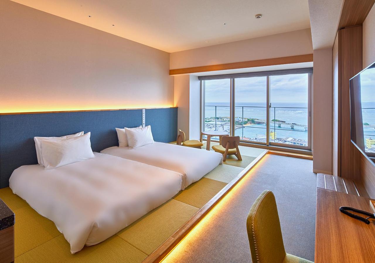 Semi Room, Deluxe, 2 Semi Double Beds, Ocean View, Tatami