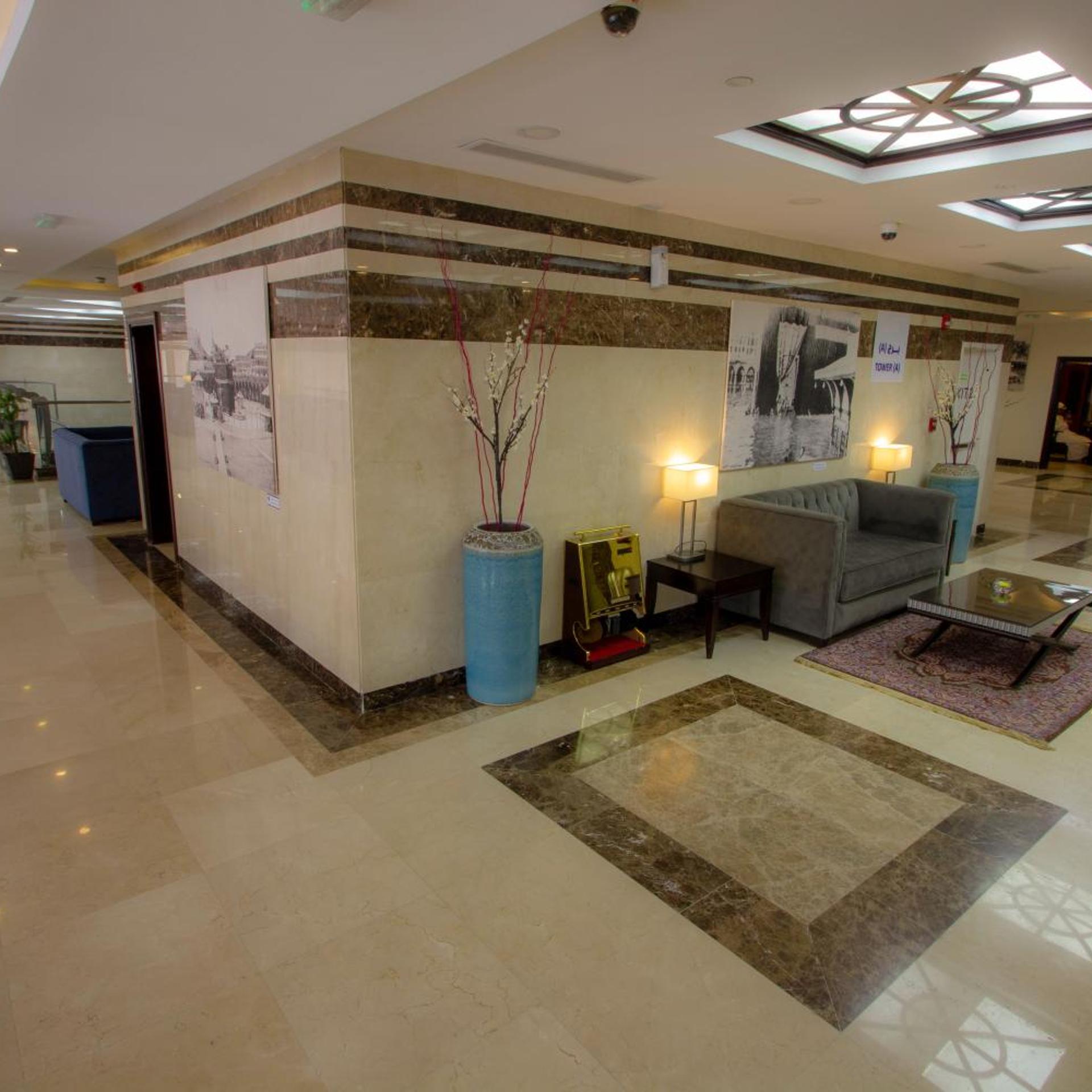 Lobby at Manarat Gaza Hotel, MAKKAH