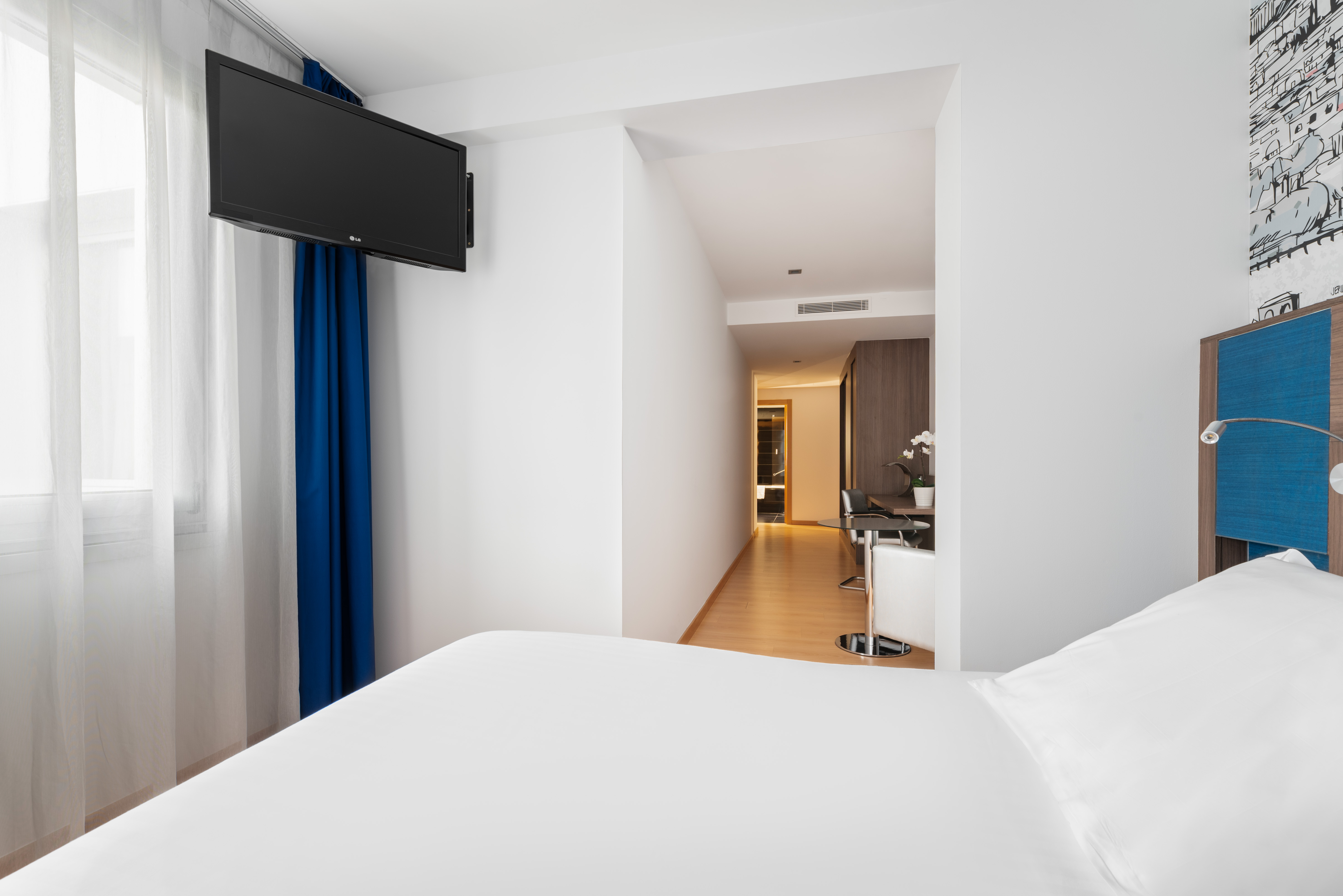 غرفة قياسية مفردة بسرير مزدوج، Eurostars Blue Coruna 6/9
