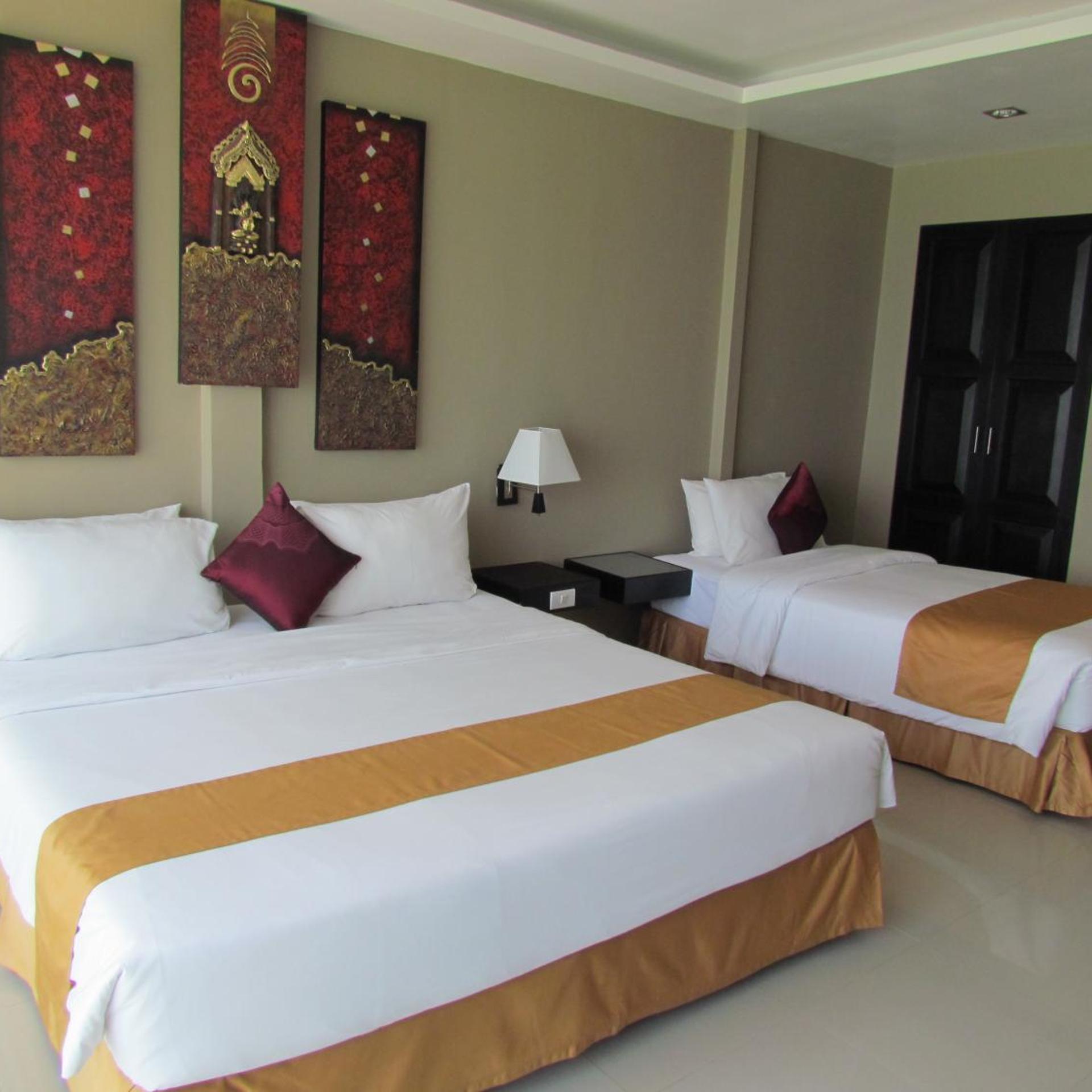 غرفة سوبيريور ثلاثية بإطلالة على البحر، The Front Hotel And Apartment 2/10