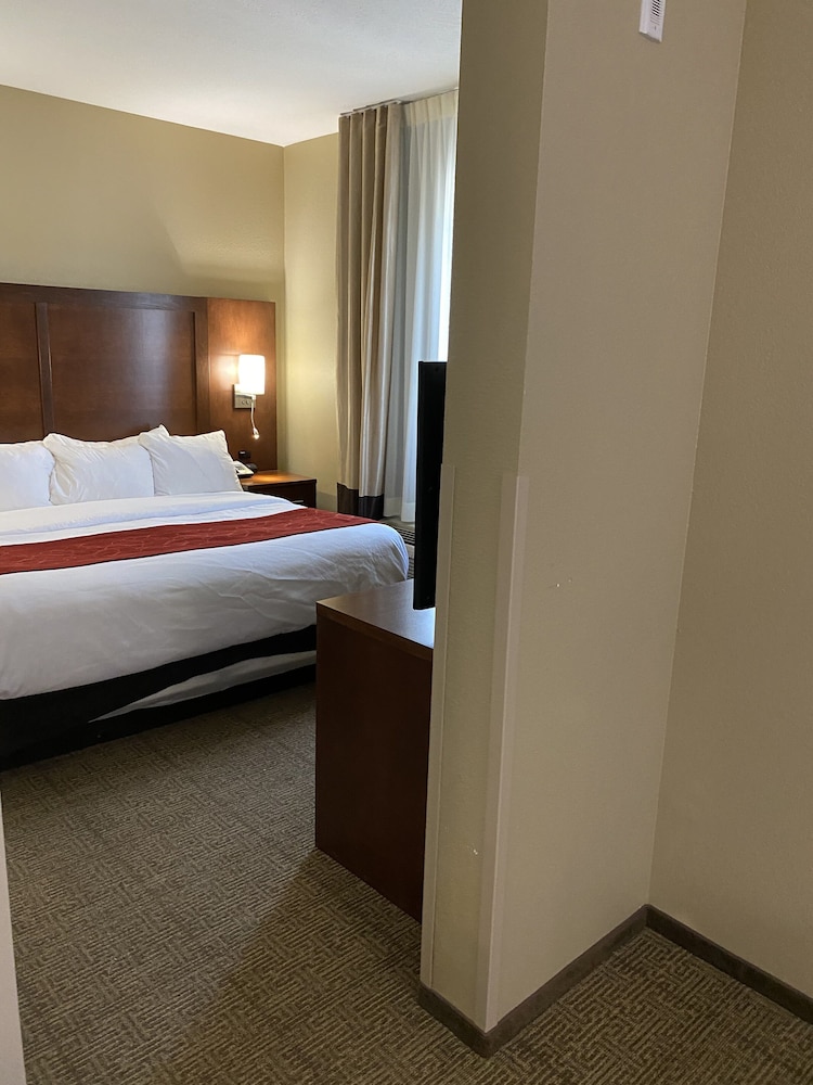 جناح بسرير كينج وسريرين كوين مع أريكة، Comfort Suites West Omaha, NE 4/10