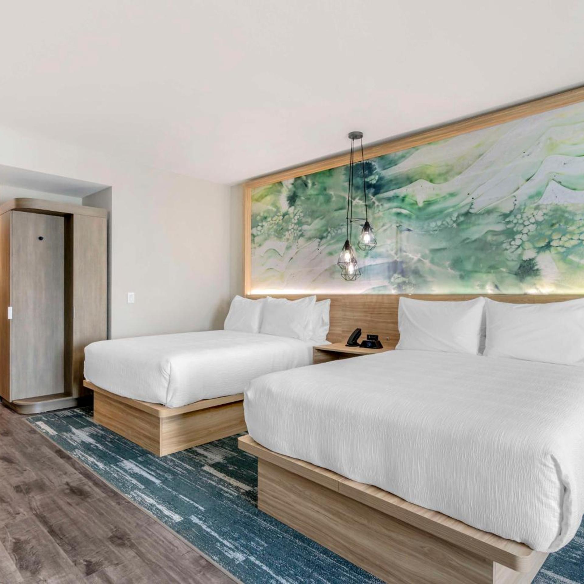 Room, 2 Queen Beds, Kitchen