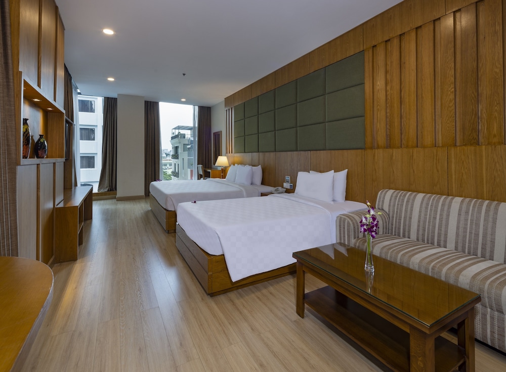 جناح عائلي بإطلالة على المدينة، Edenstar Saigon Hotel 2/9