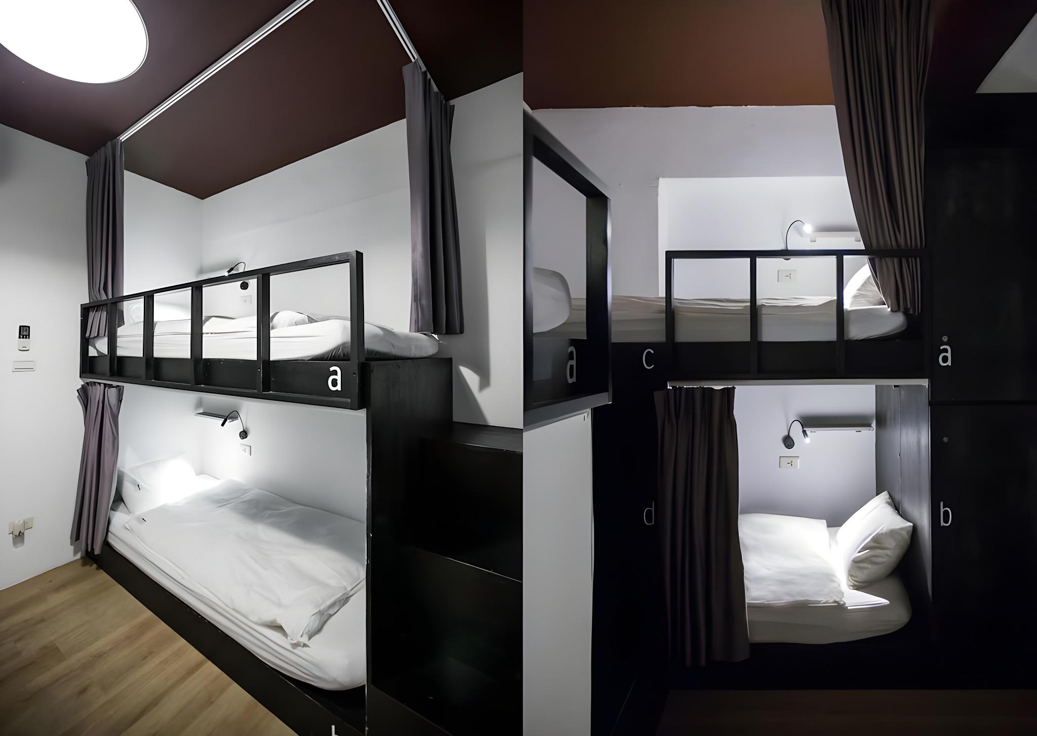Female Dorm, Female Only, 4 Beds, 2 Double Beds, Shared Bathroom