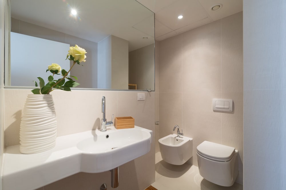 بنتهاوس بانورامي بسريرين كوين بإطلالة على الجبل بغرفة نوم واحدة مع أريكة، Quercus Appartements 10/10