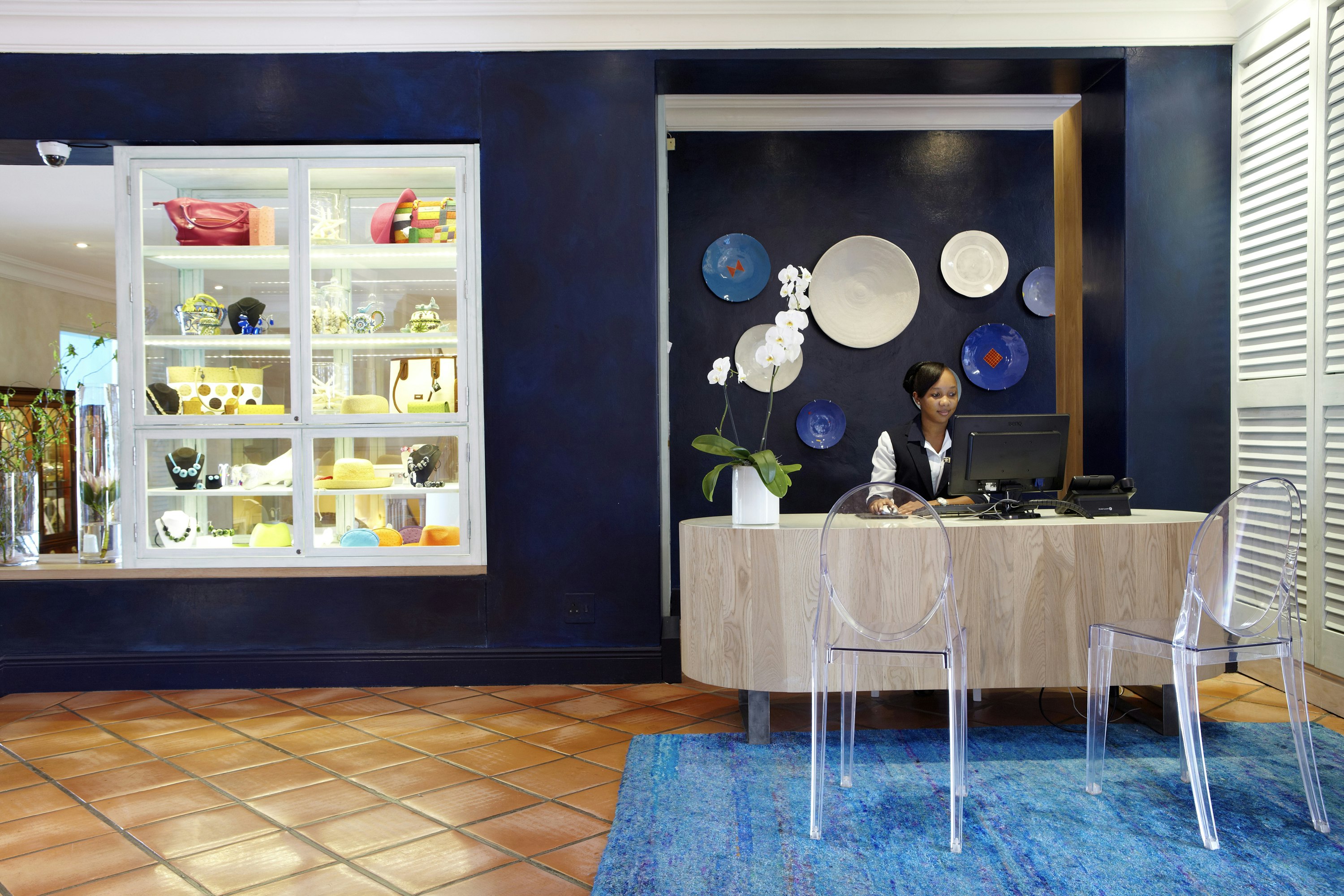 Lobby at The Plettenberg, GEORGE