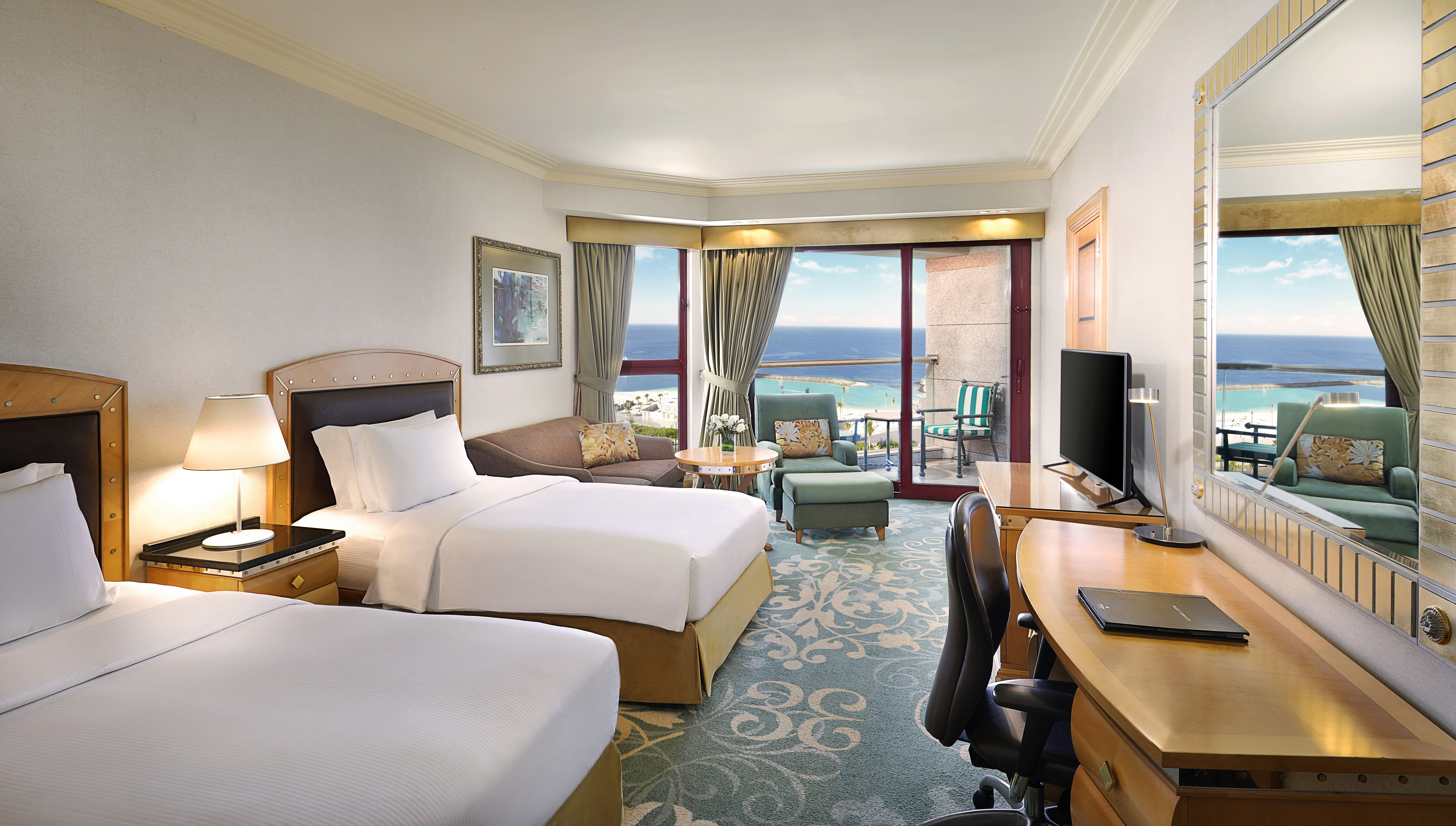 Deluxe, Twin Beds, Sea View