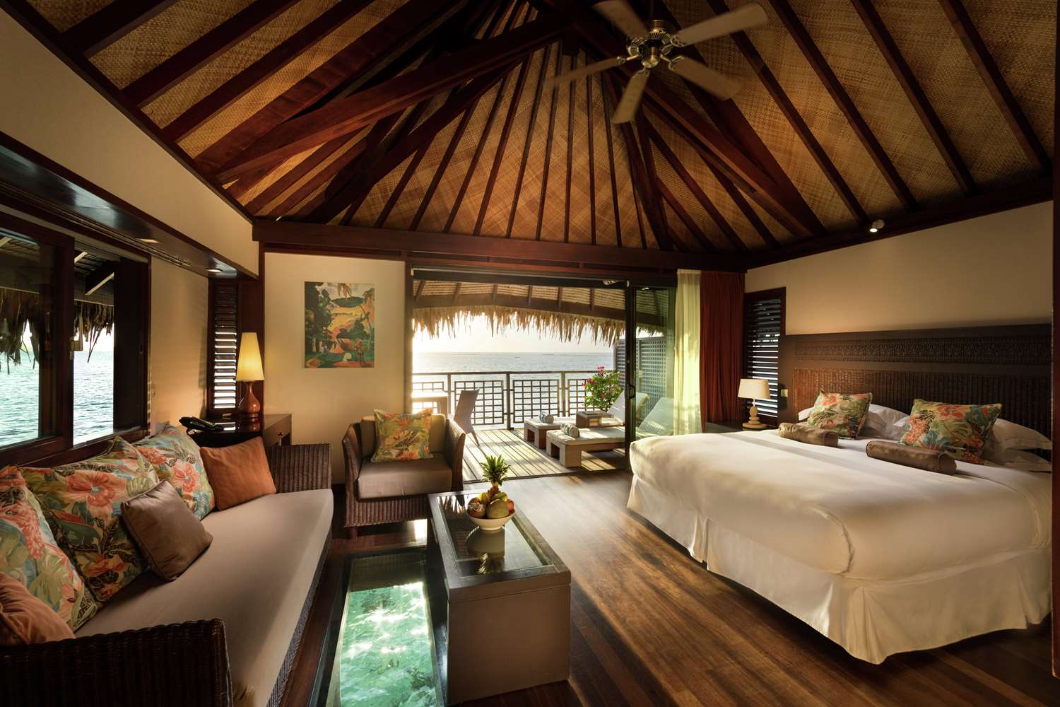 Overwater, Premium, Bungalow, King Bed, Panoramic View