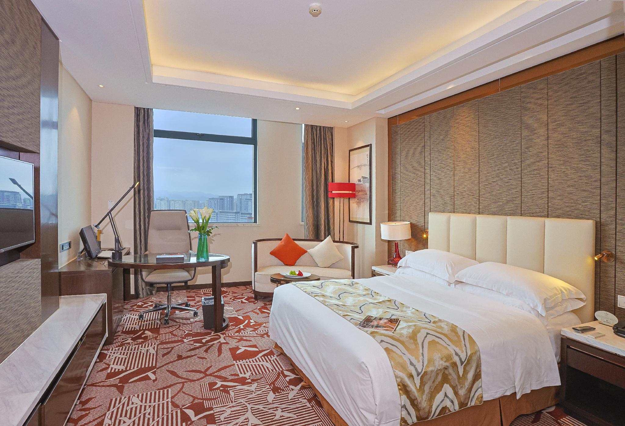 غرفة تنفيذية بسرير كينج بإطلالة على المدينة، Yiwu Shangcheng Hotel 2/2