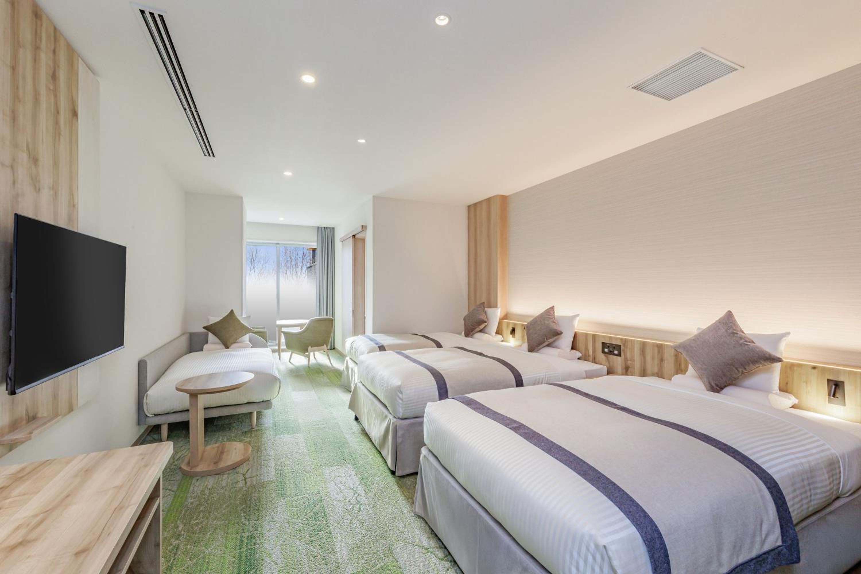 Semi Room, Superior, Quadruple, 2 Semi Double Beds, Outdoor Bath