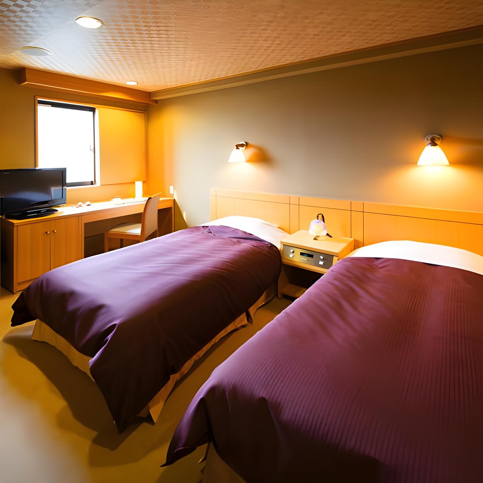 Standard, Twin Beds, Mountain Side