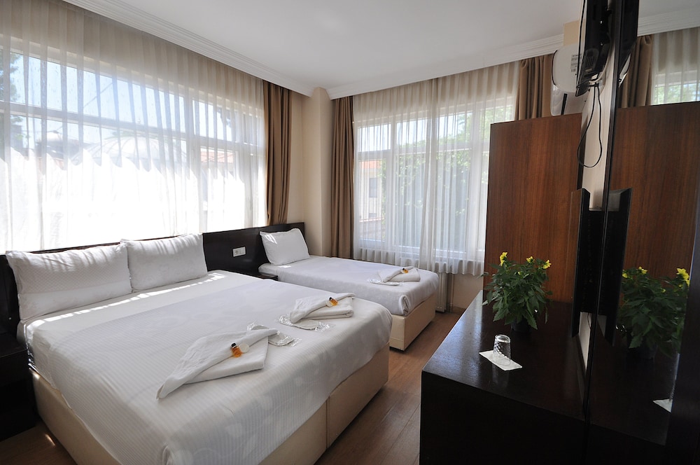 غرفة كلاسيكية ثلاثية بسرير مزدوج وسرير فردي، Hotel Baykal 7/9