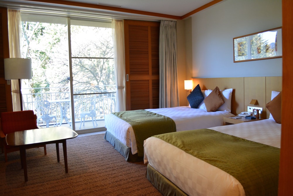 غرفة قياسية بسريرين مزدوجين بإطلالة على الحديقة، The Prince Hakone Lake Ashinoko 2/6