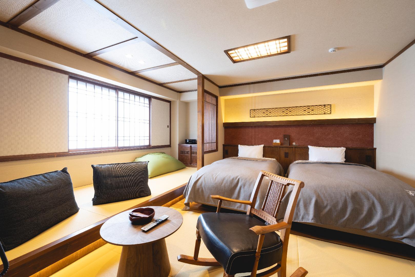 Renovated, Standard, Twin Beds, City View, Hot Spring Bath