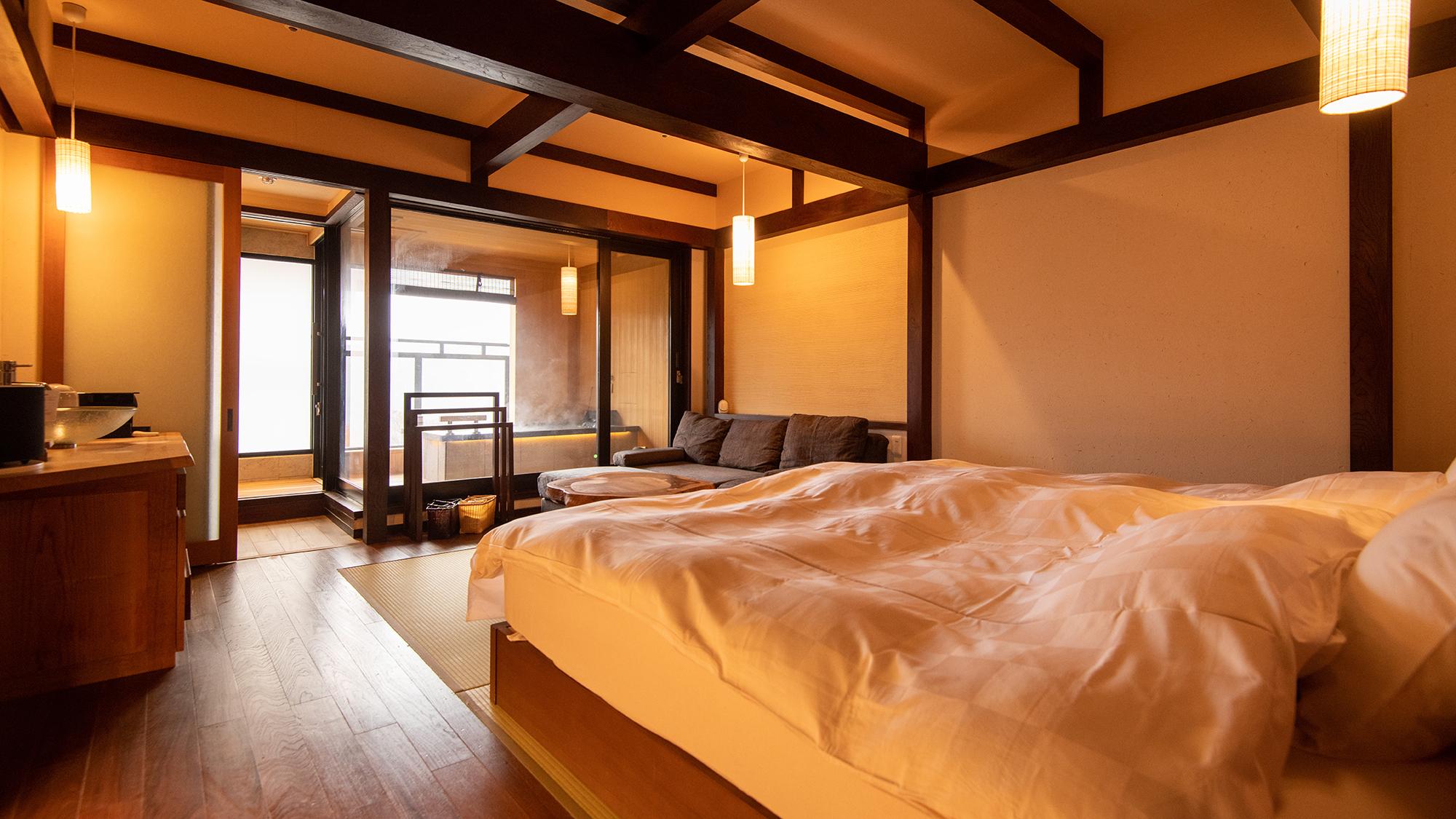 Japanese Western, 2 Beds, Outdoor Bath