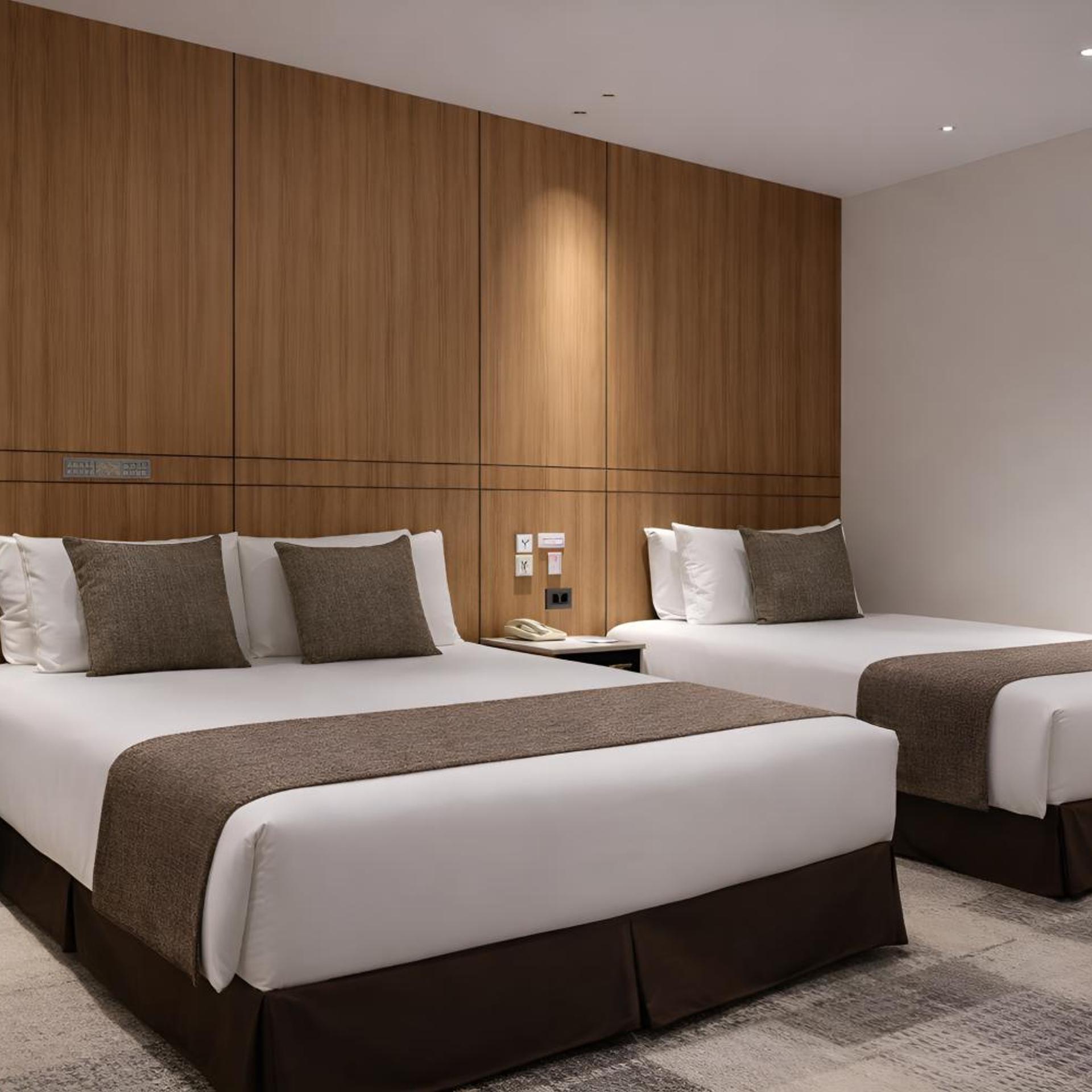 Room, Twin Beds, No Window