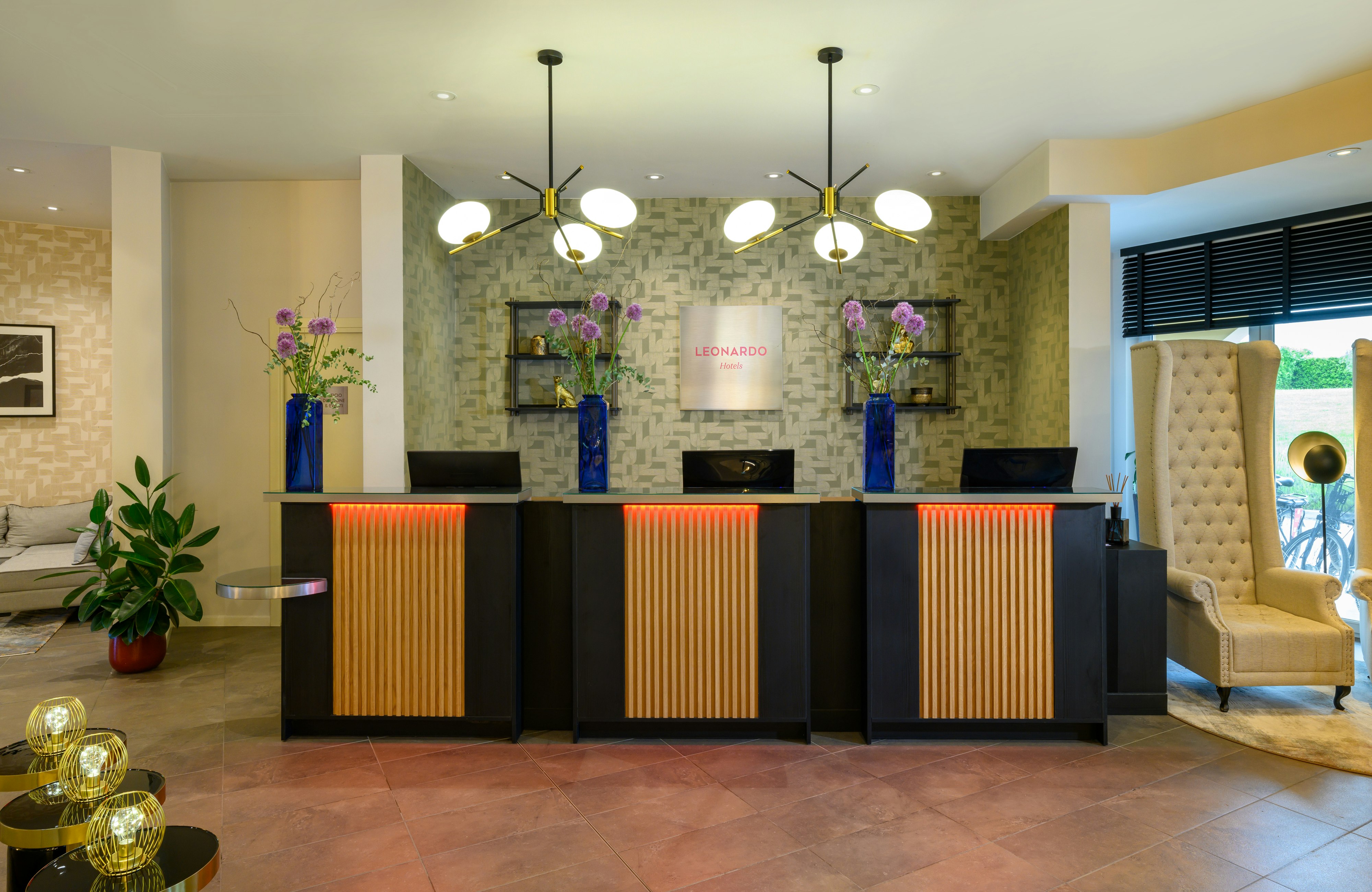 Lobby at Leonardo Hotel Lago di Garda - Wellness and Spa, LAZISE