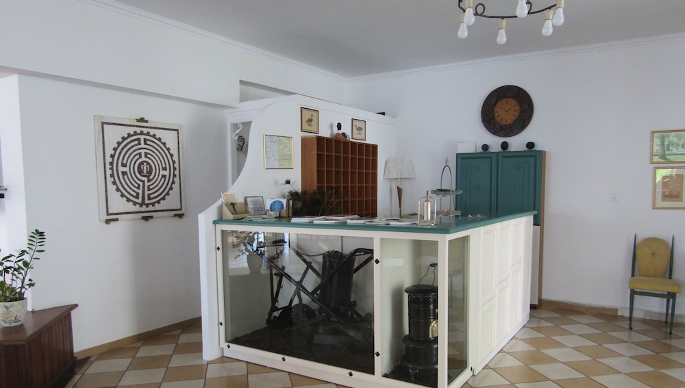 Lobby at Malemi Organic Hotel, Lesbos