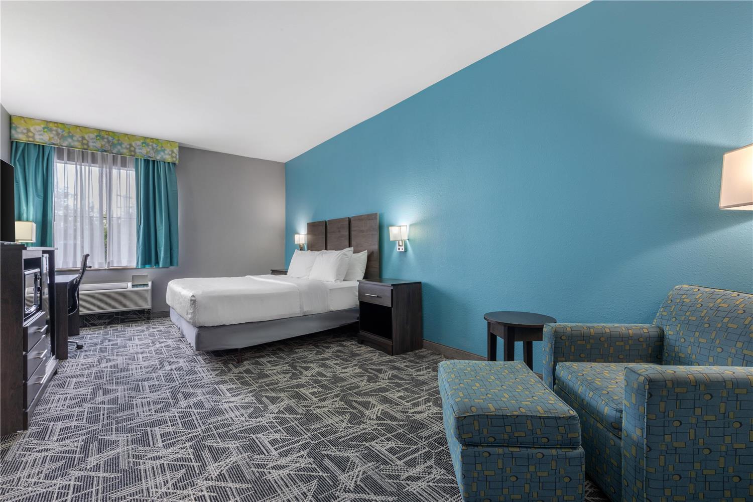 غرفة بسرير كينج لذوي الإعاقة، Best Western Executive Inn Corsicana 2/2