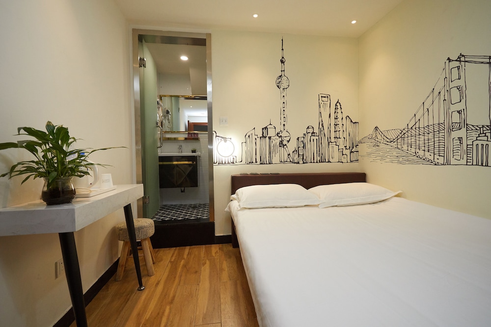 Standard, Double Bed, No Window، Shanghai Meego Youth Hostel 5/7