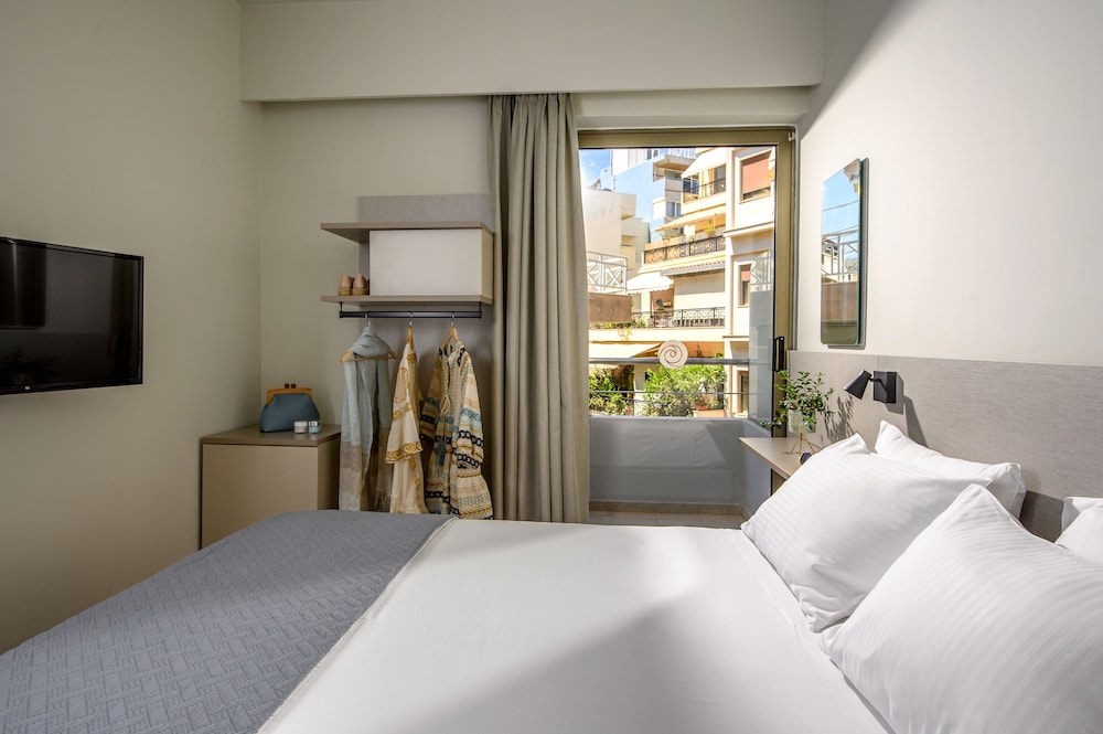 Room, Single, Double Bed, City View