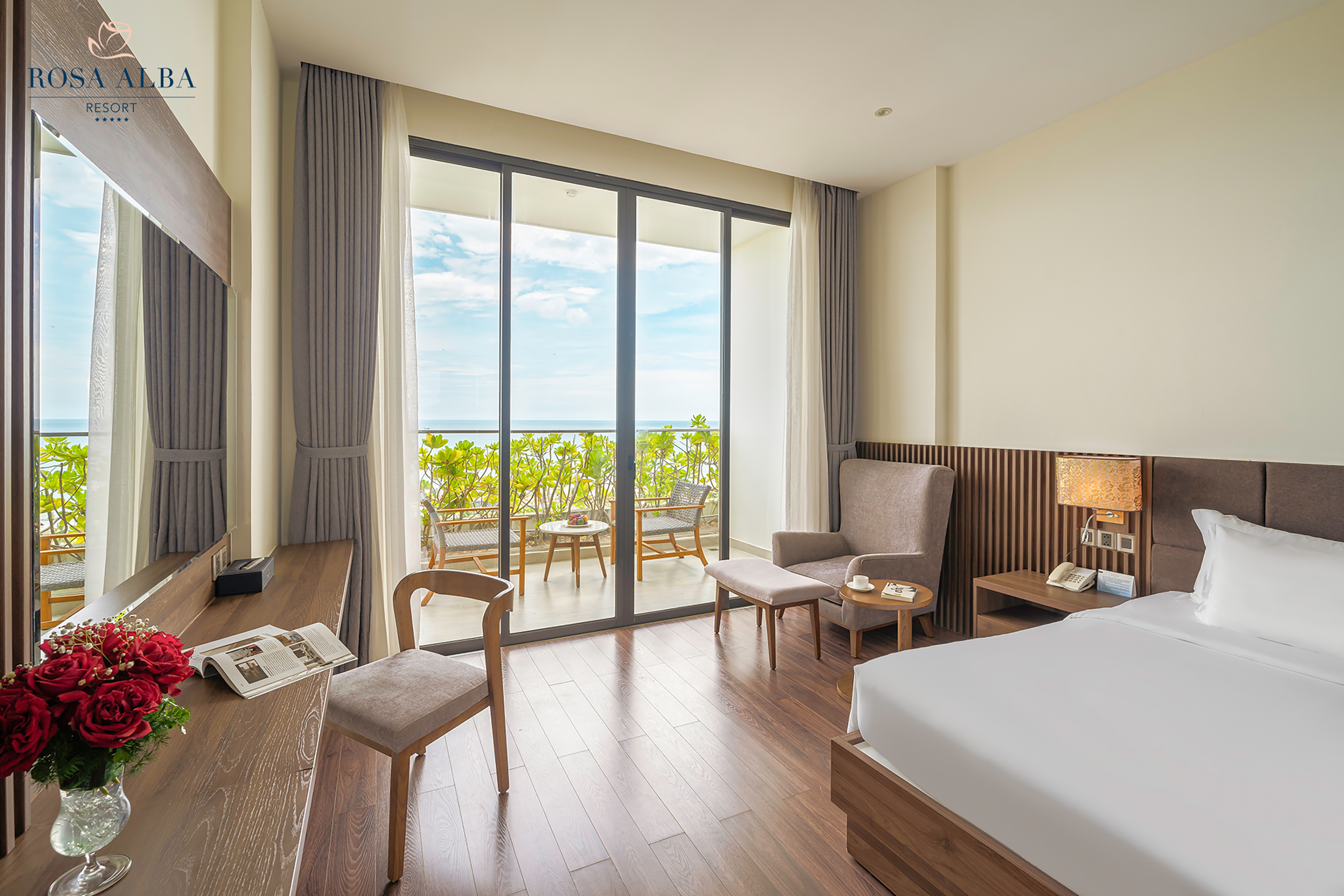 استوديو بإطلالة على البحر، Rosa Alba Resort and Villas Tuy Hoa 4/6