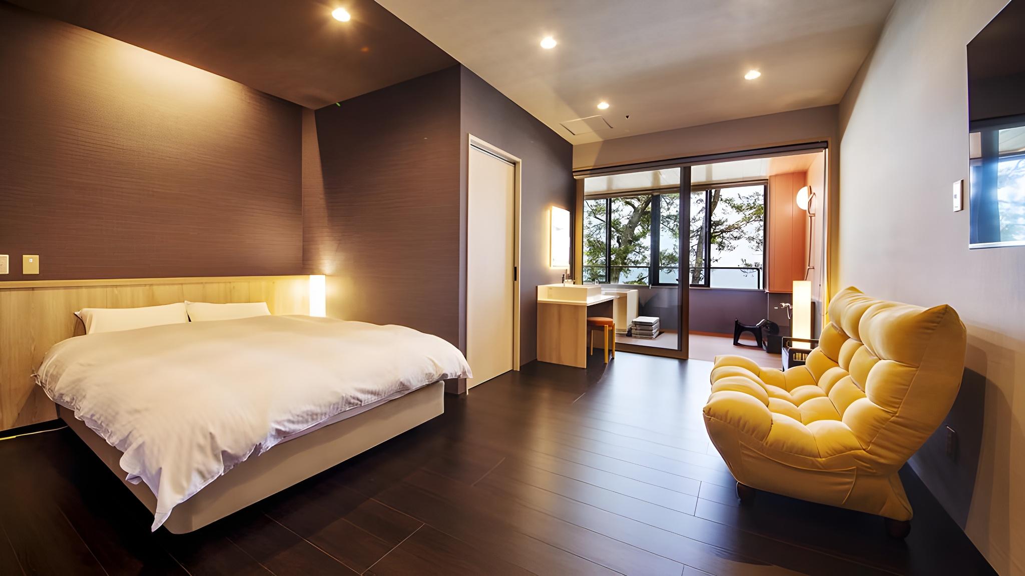 Room, Double Bed, Outdoor Bath