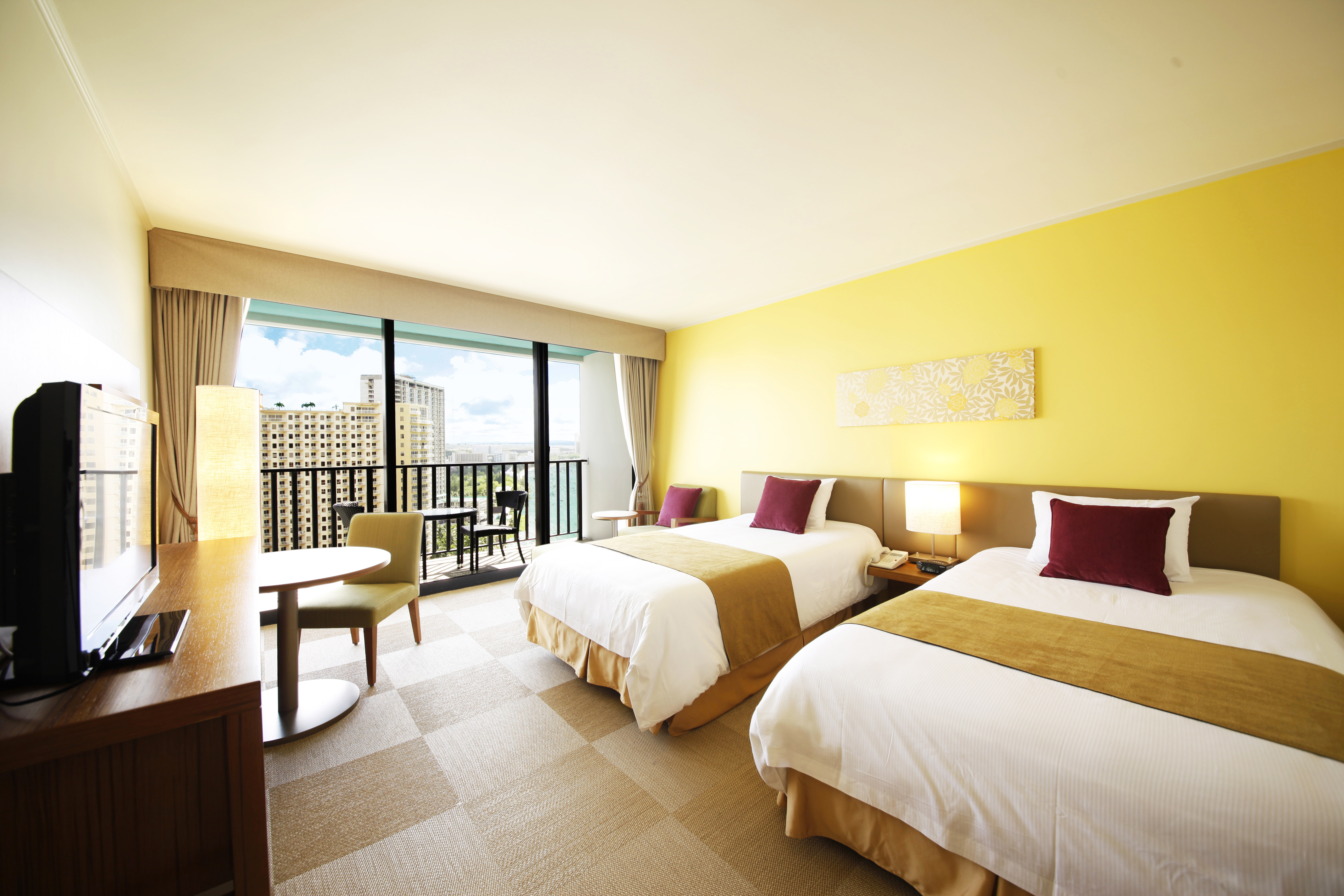 Room, Twin Beds, Ocean Front