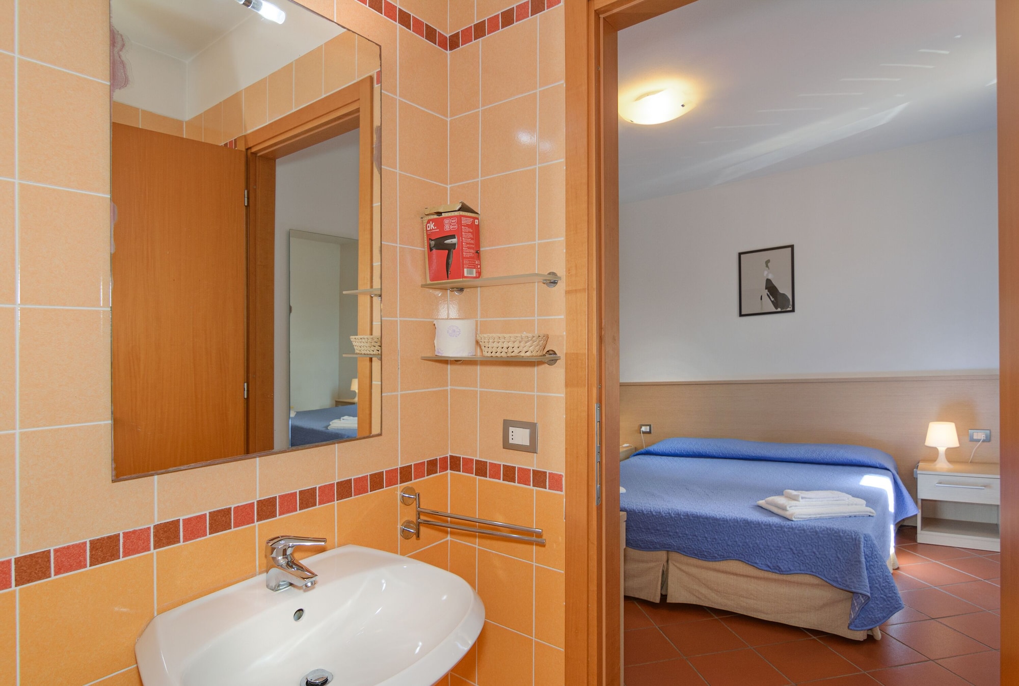 شقة بسريرين كوين وسريرين منفصلين بـ3 غرف نوم مع أريكة، Residence San Rossore 7/8