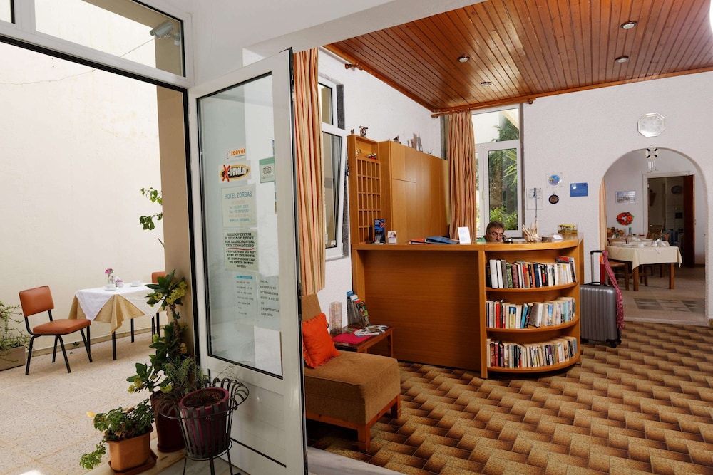 Lobby at Zorbas Hotel, HERSONISSOS