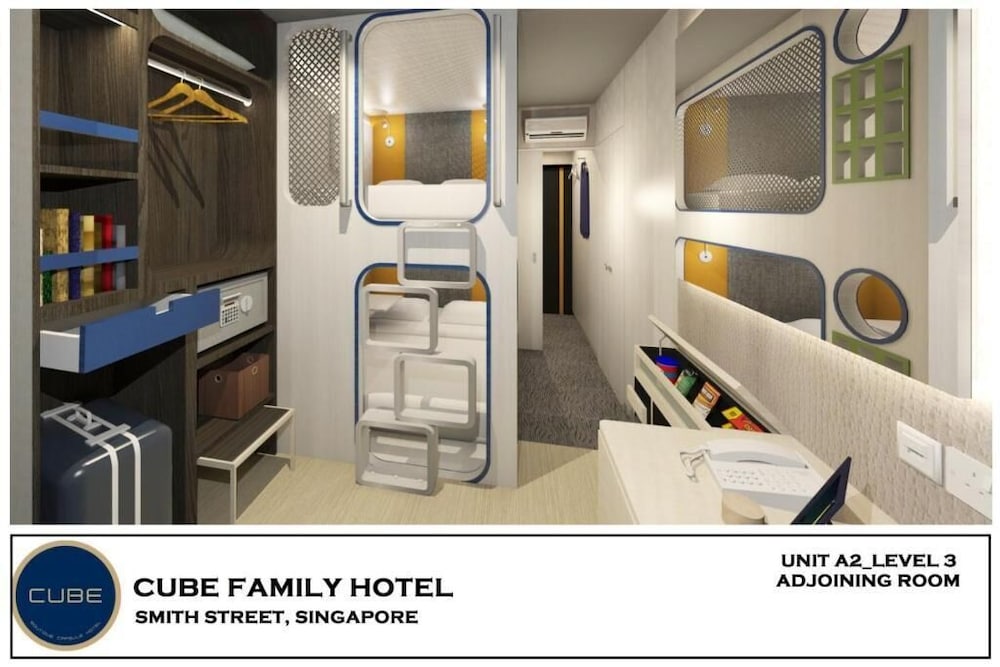 CUBE Family Boutique Capsule Hotel at Chinatown 63/66