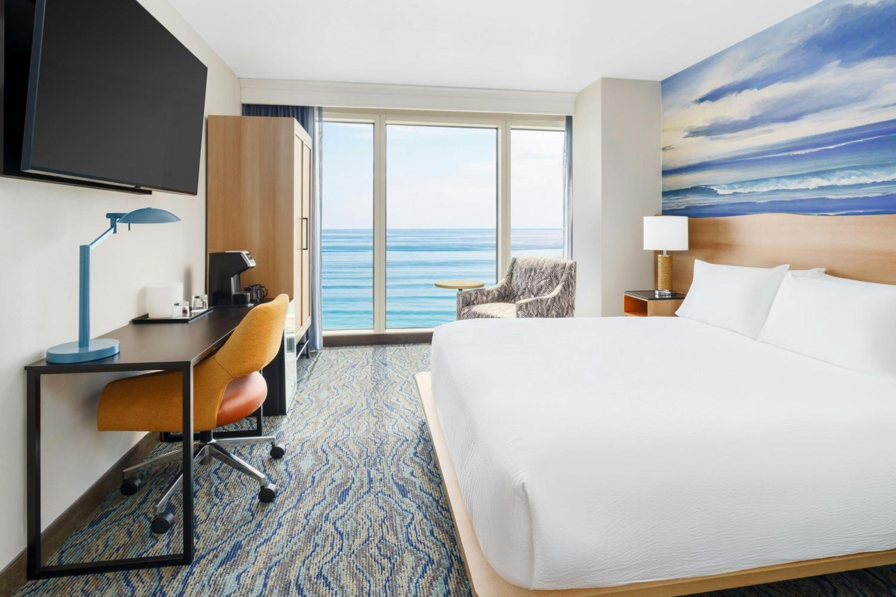 Room, King Bed, Water View, Sofa, Corner