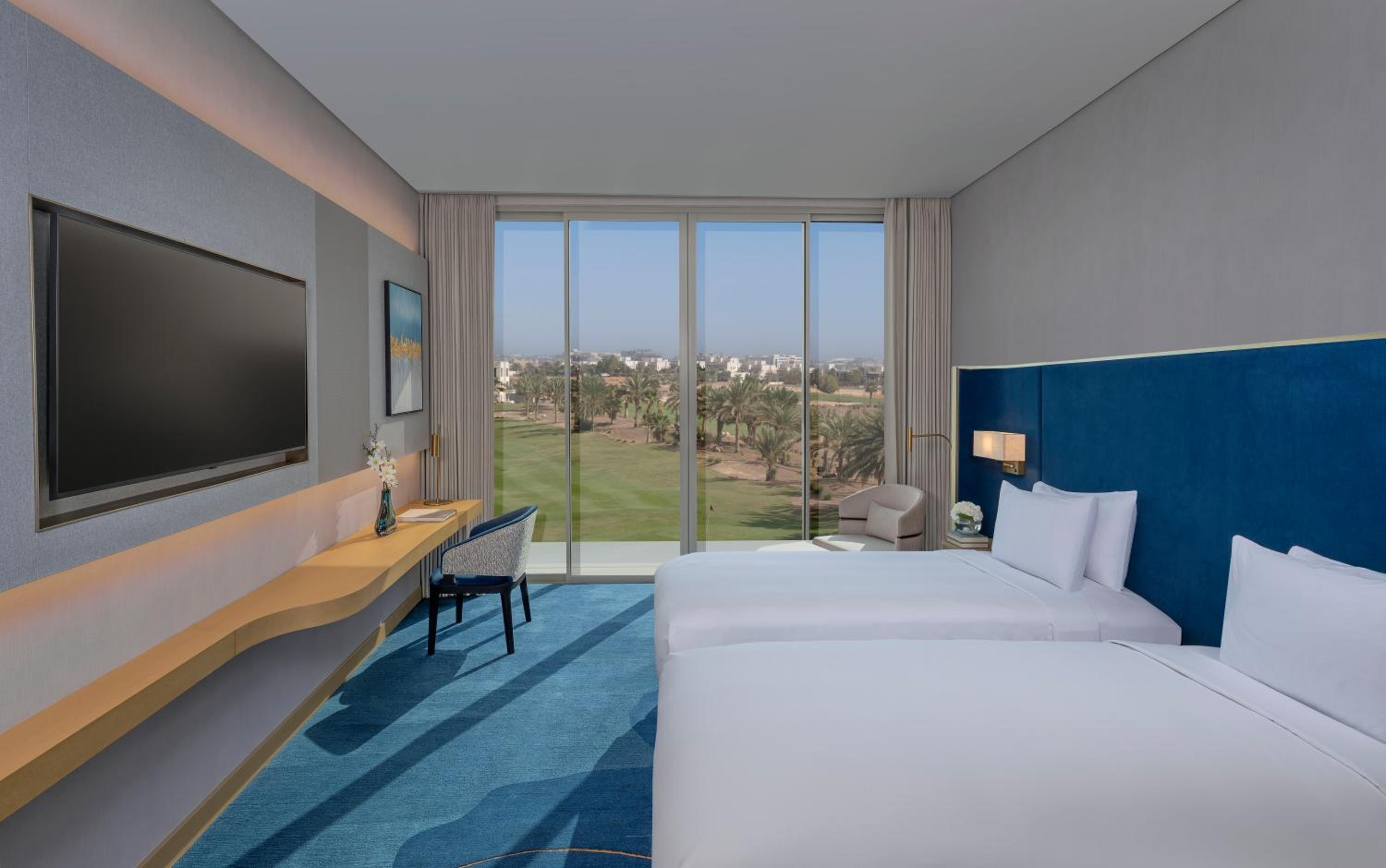 Deluxe, Double Bed, Golf Course View
