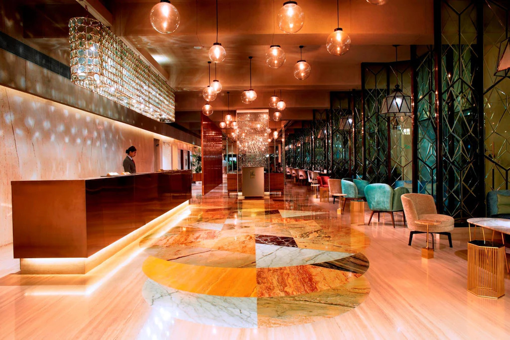 Lobby at Hotel Sea Princess, MUMBAI