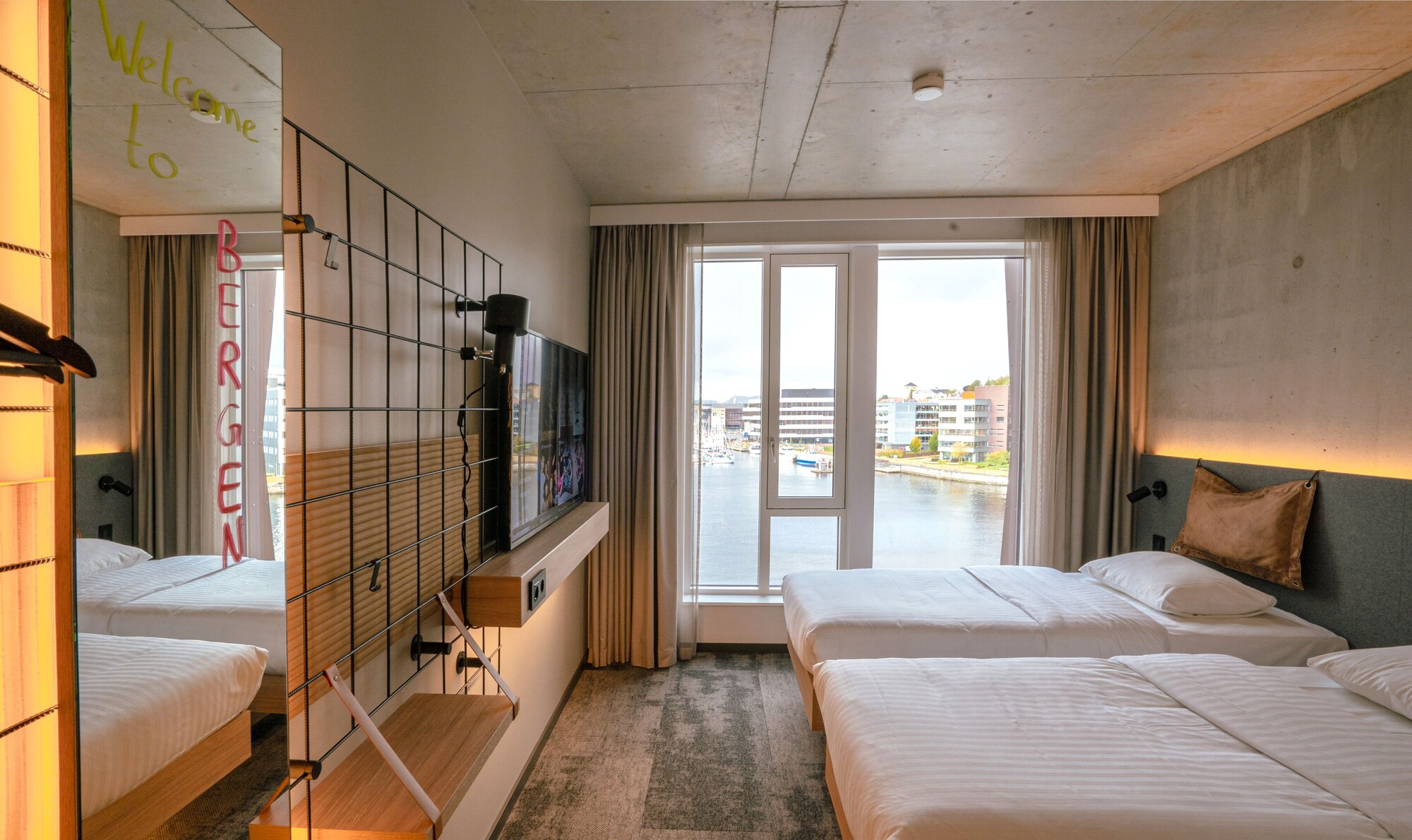 Room, Twin Beds, Sea View
