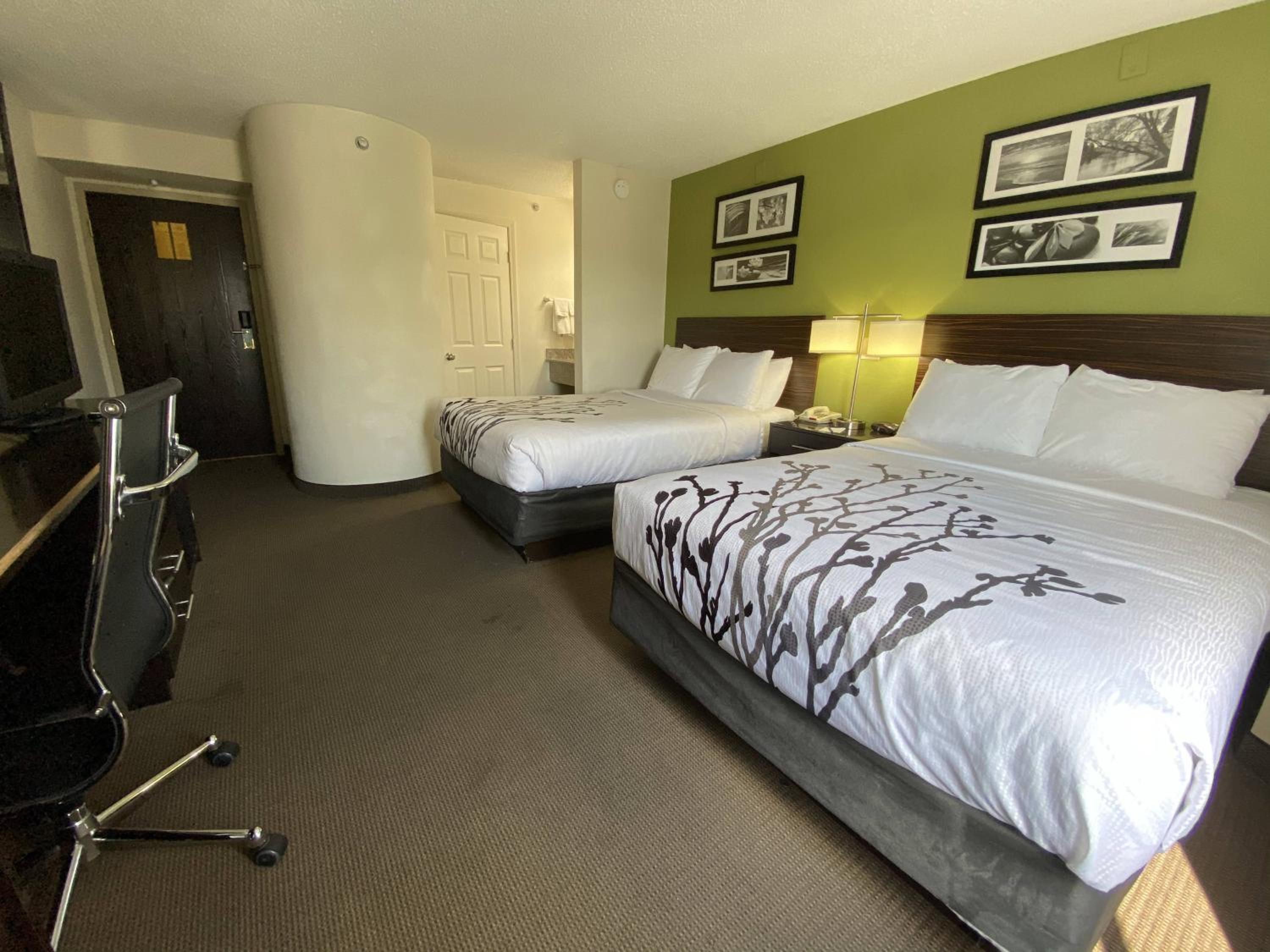 غرفة قياسية بسريرين مزدوجين، Sleep Inn Atlanta Airport 2/7