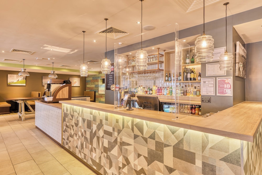 Lobby at Premier Inn Plymouth City Centre (Derrys Cross), PLYMOUTH - UK