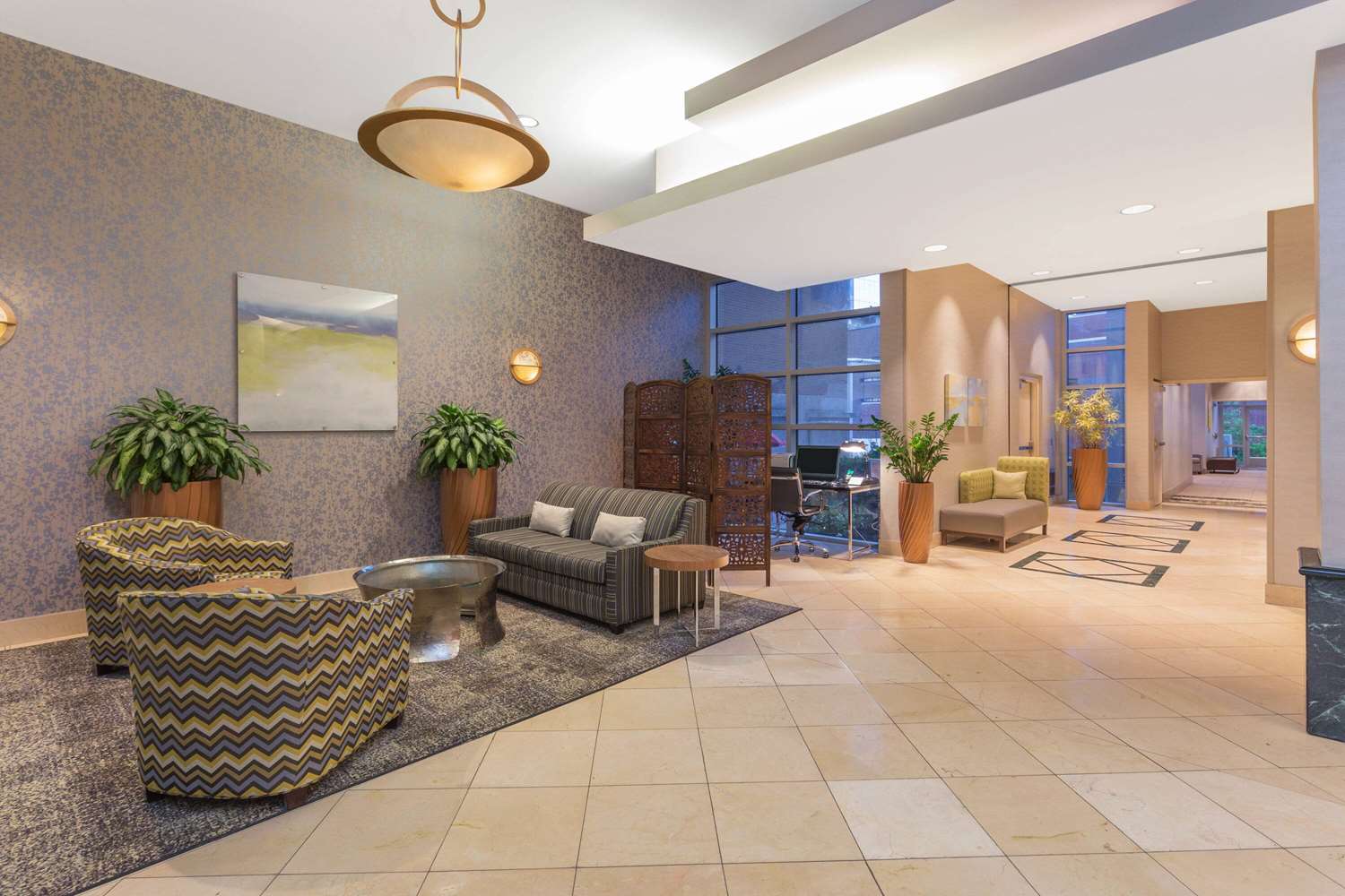 Lobby at Wyndham Garden Buffalo Downtown, BUFFALO - NY