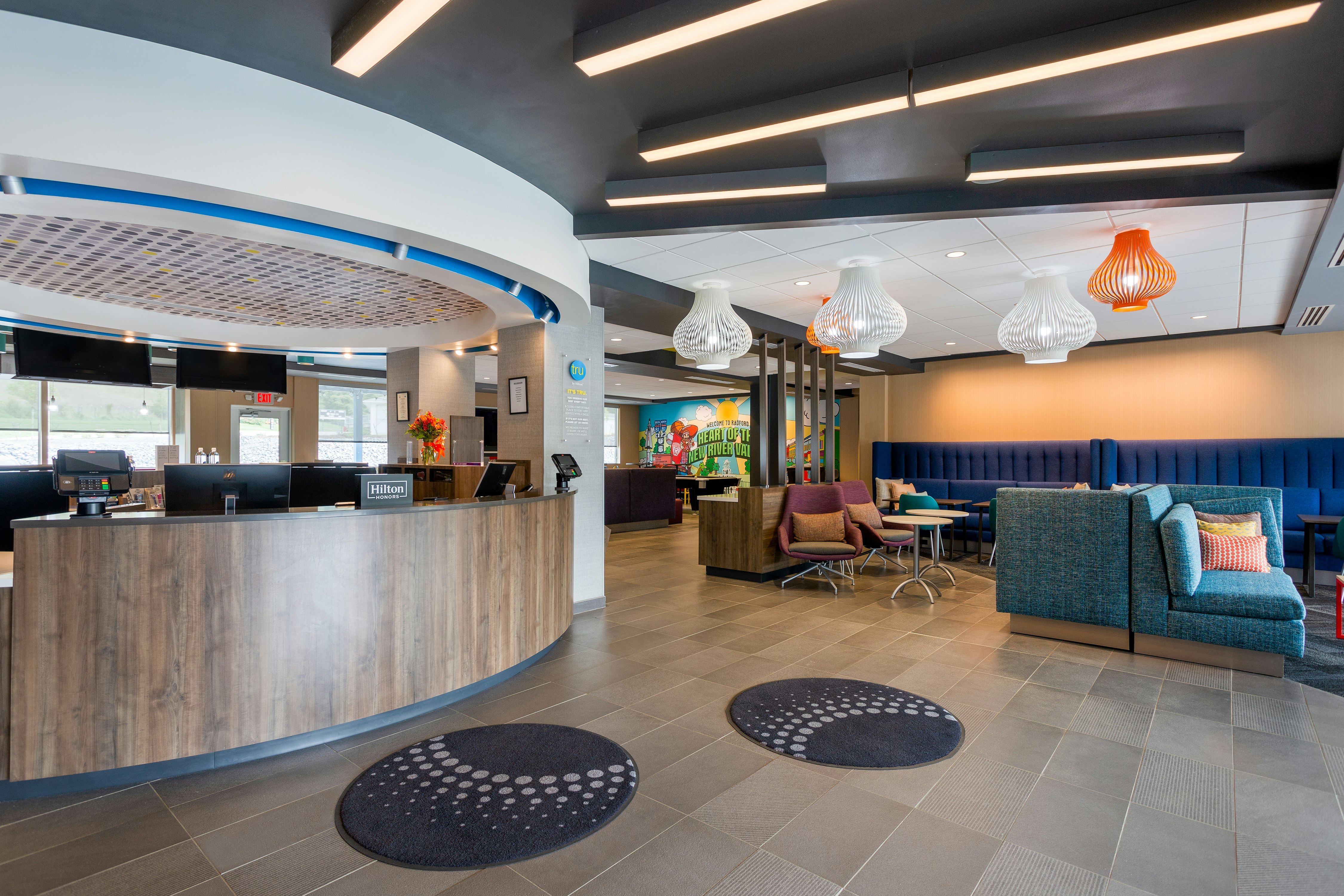 Lobby at TRU BY HILTON RADFORD VA, CHRISTIANSBURG - VA