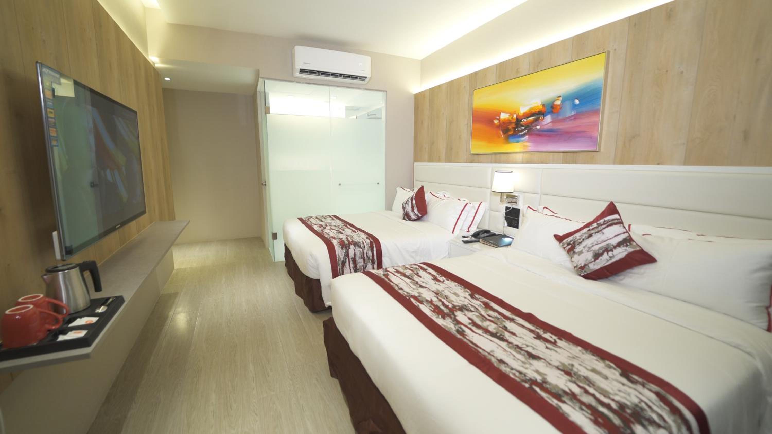 غرفة ديلوكس بسرير فردي، Red Hotel Cubao 4/10