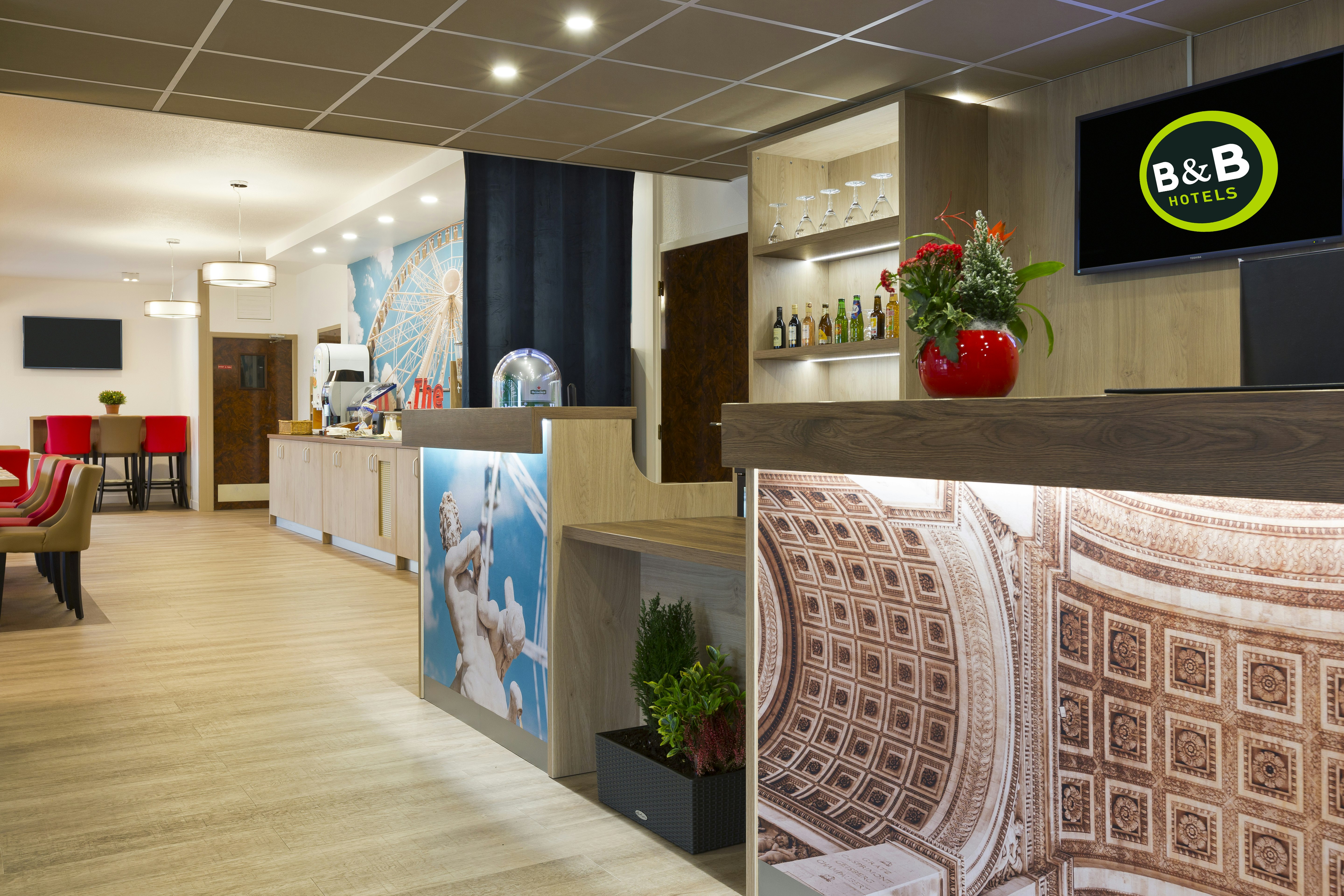 Lobby at B&B HOTEL Marne la Vallee Chelles, CHELLES